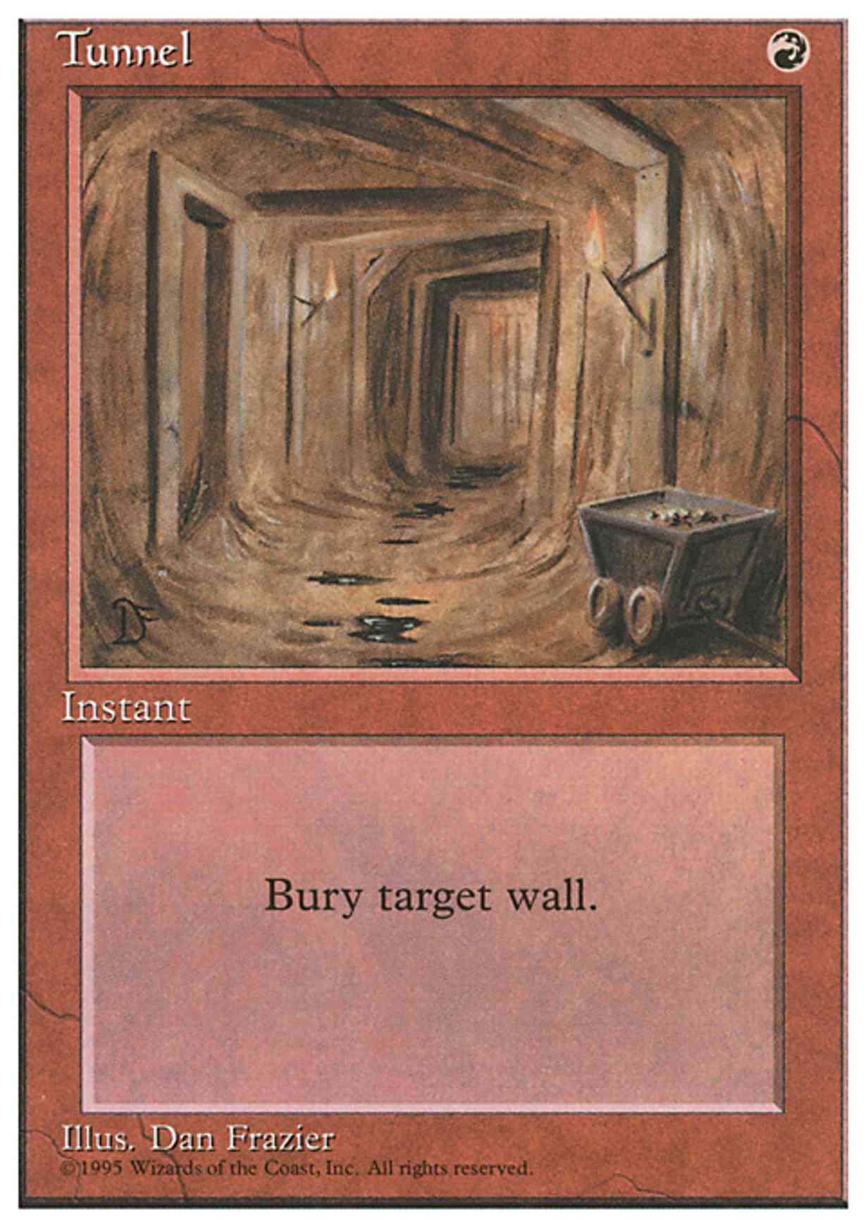 Tunnel magic card front