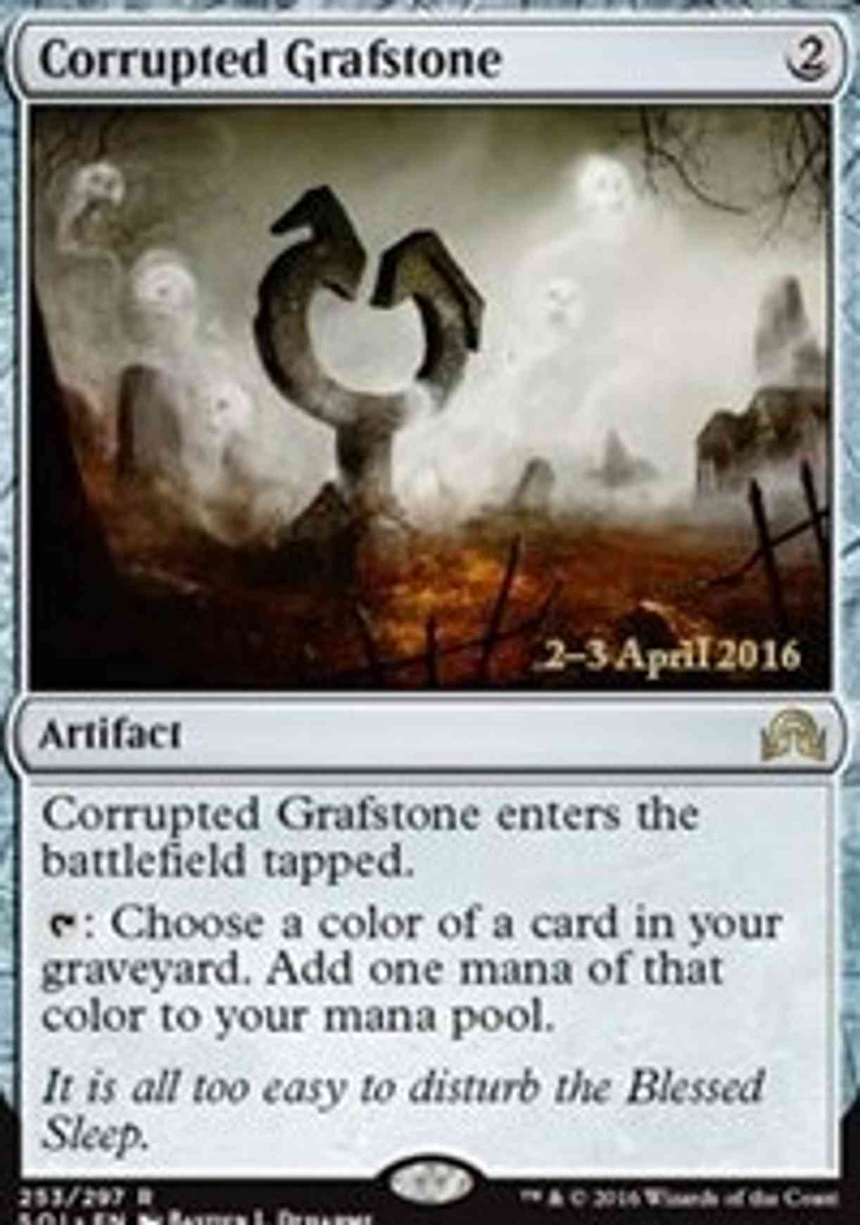 Corrupted Grafstone magic card front