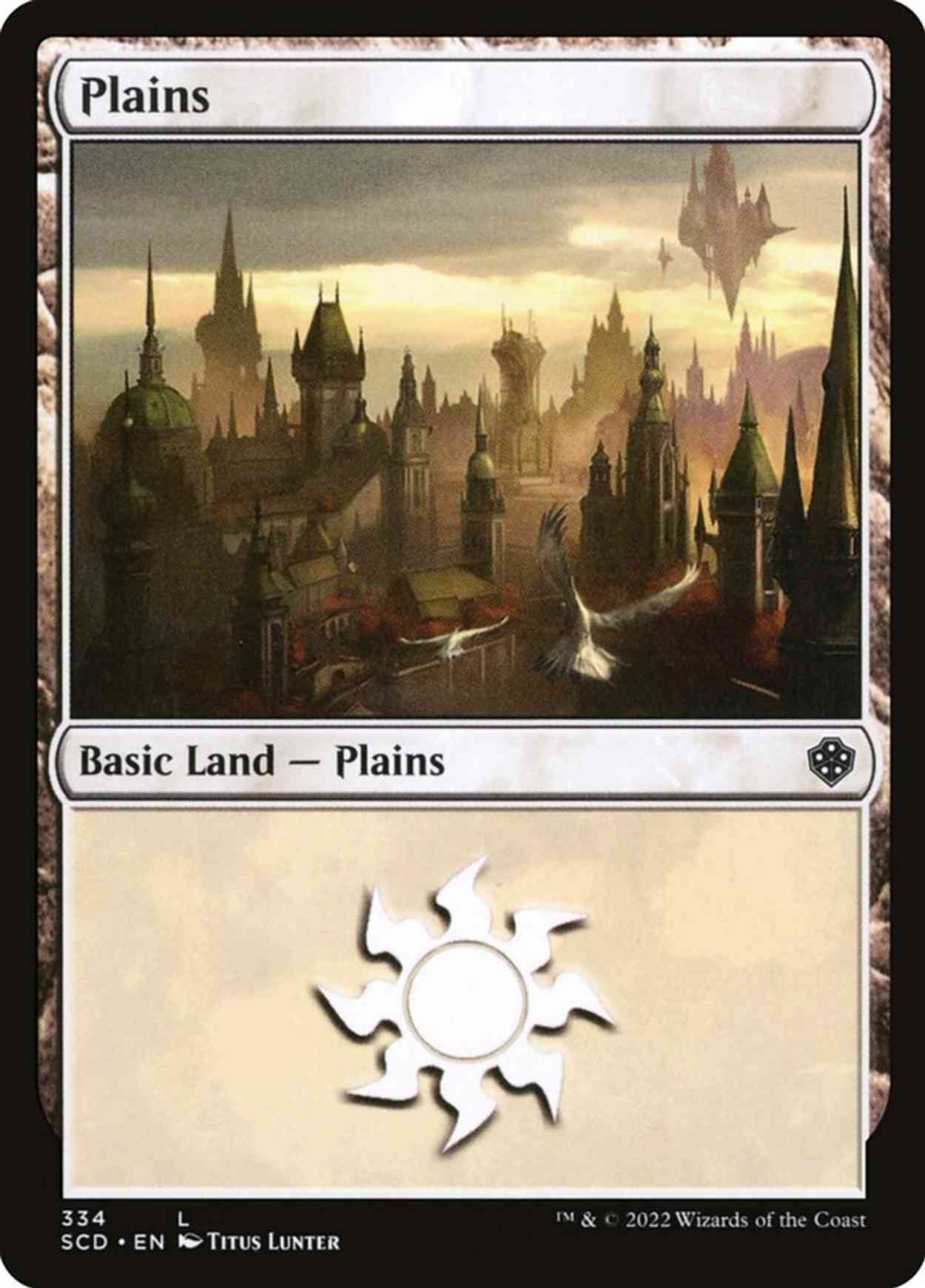 Plains (334) magic card front