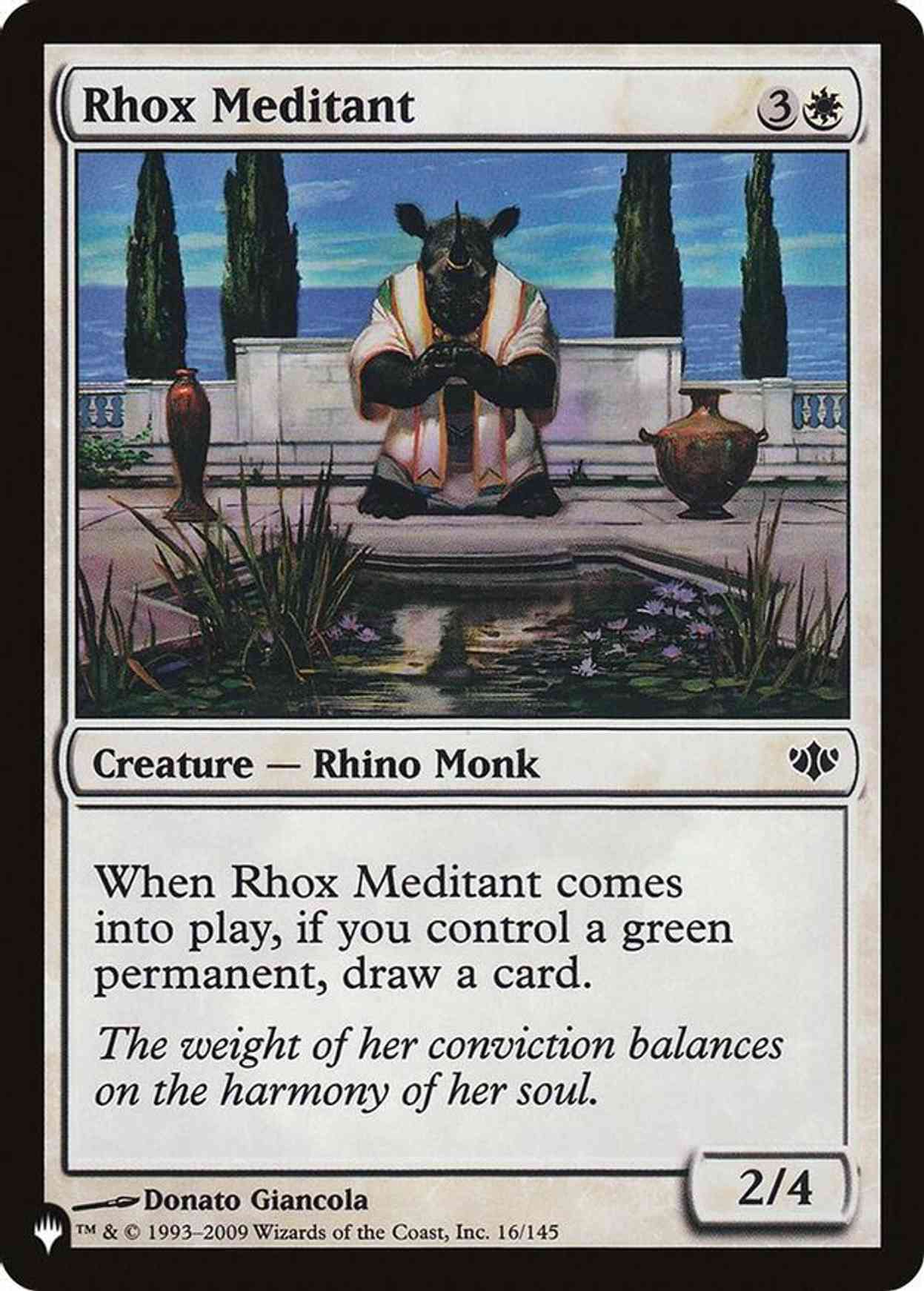 Rhox Meditant magic card front