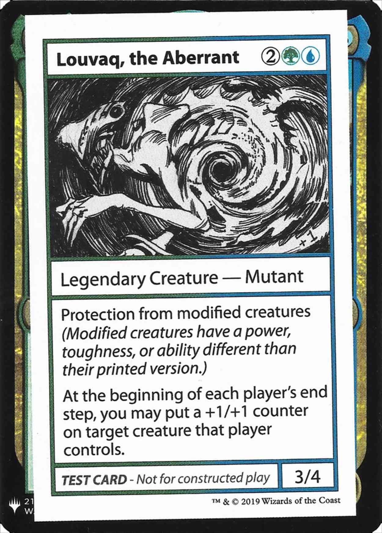 Louvaq, the Aberrant magic card front