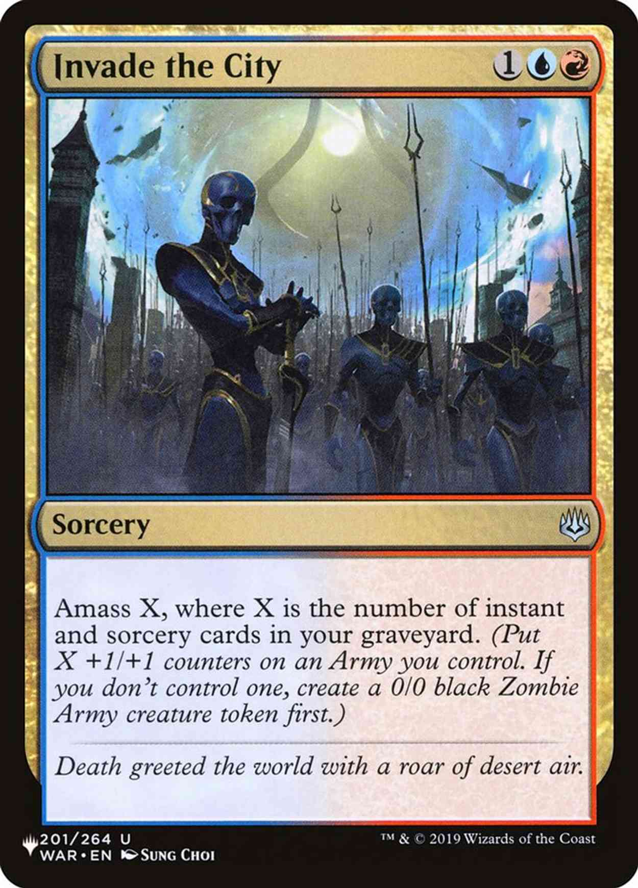 Invade the City magic card front