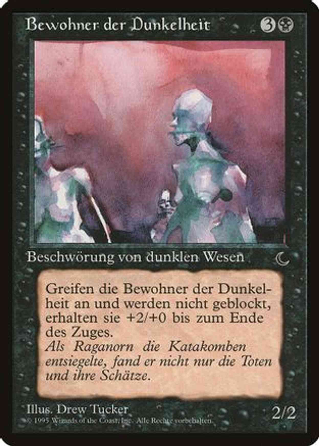 Murk Dwellers (German) - "Bewohner der Dunkelheit" magic card front
