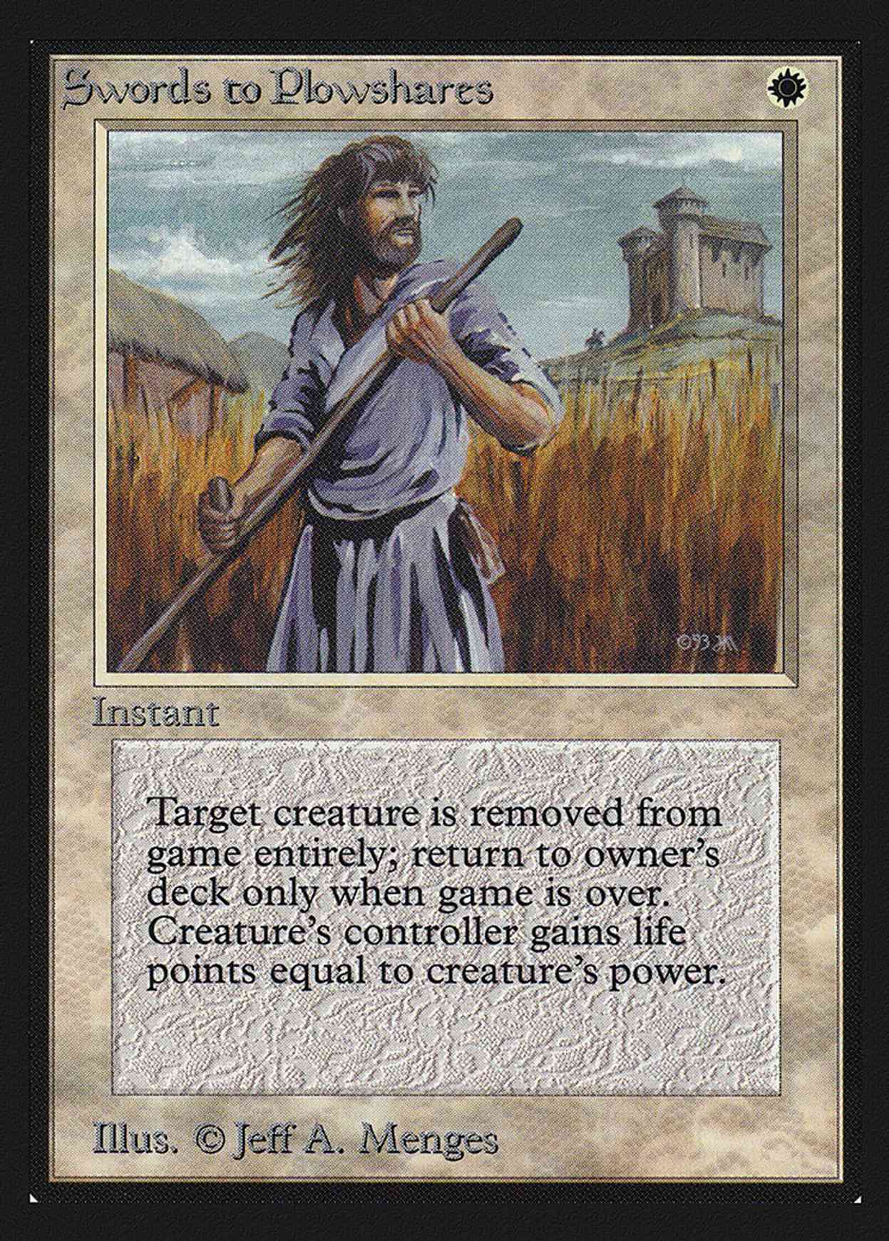 Swords to Plowshares (CE) magic card front