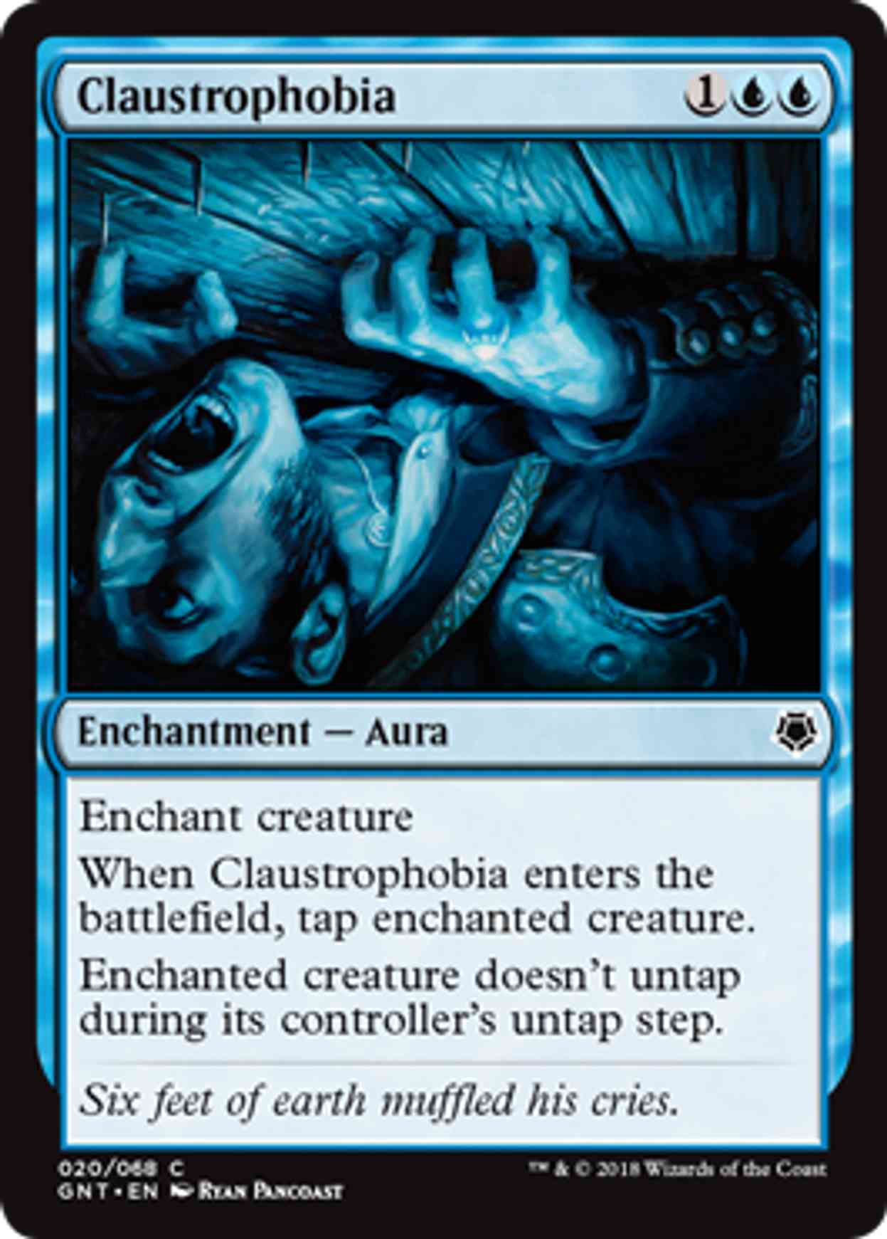 Claustrophobia magic card front