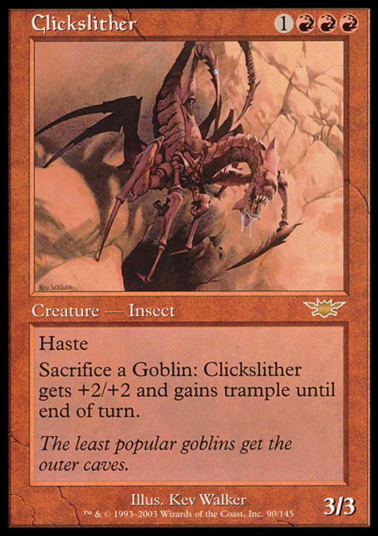Clickslither magic card front