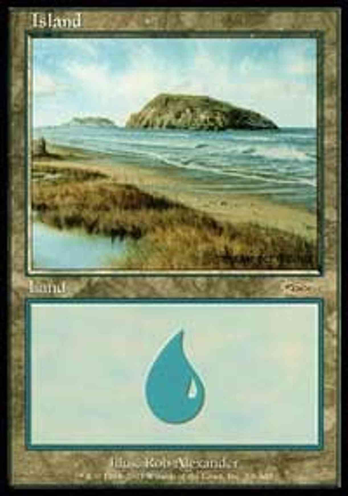 Island (2003) magic card front