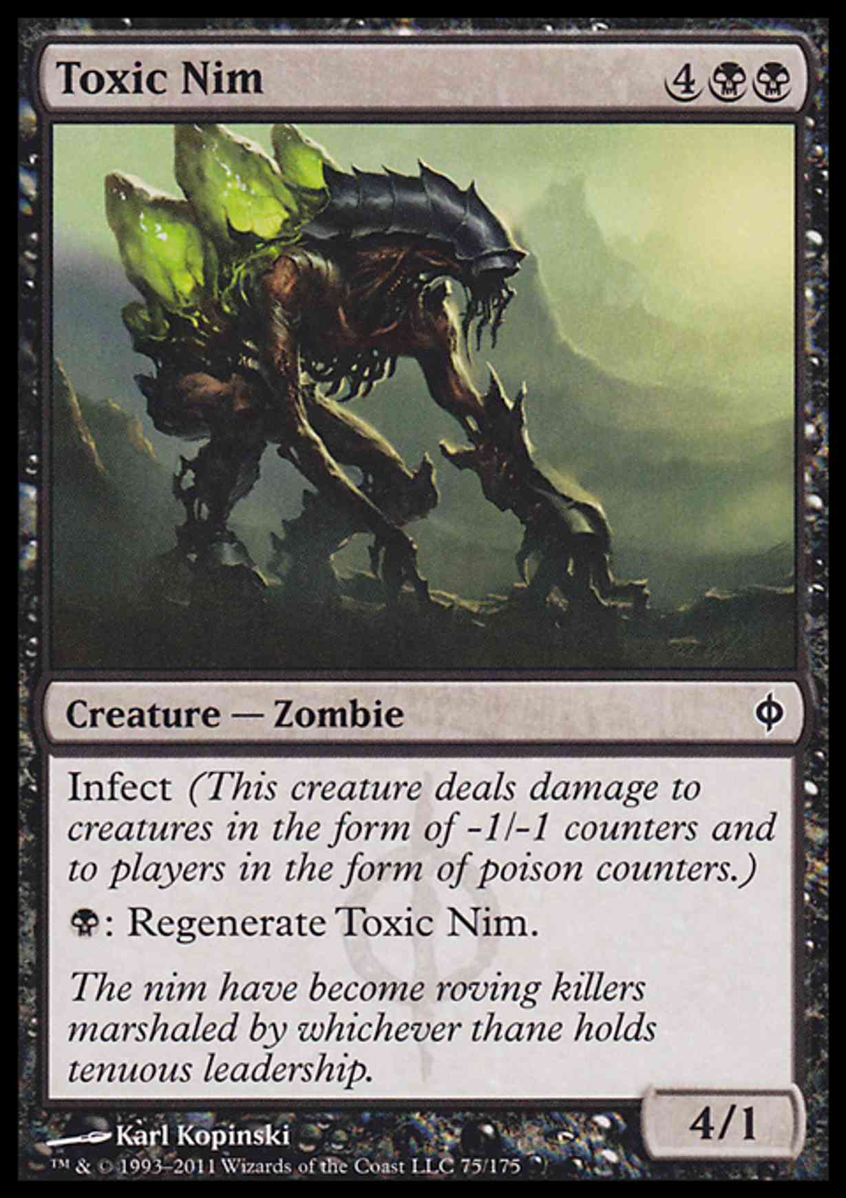 Toxic Nim magic card front
