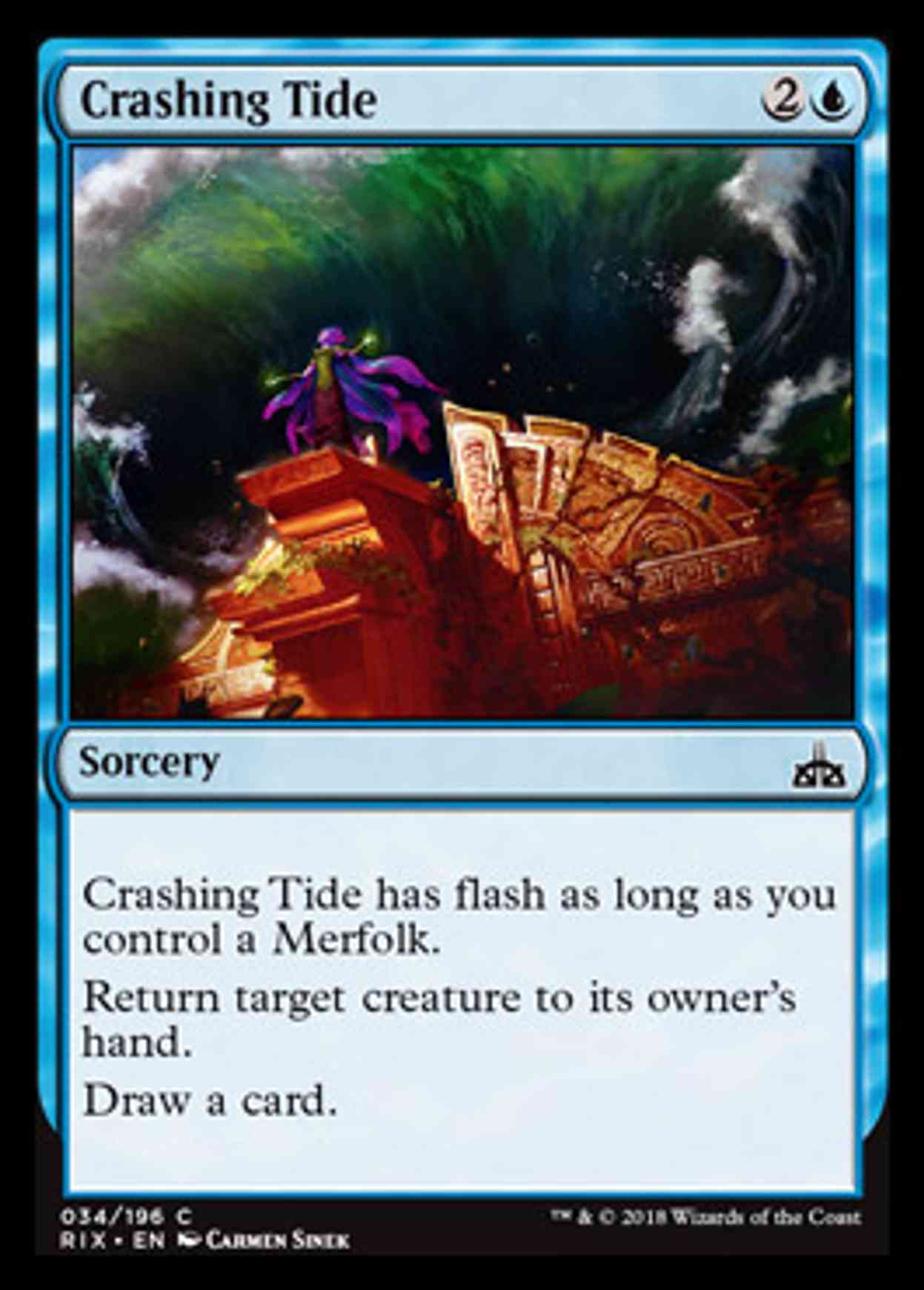 Crashing Tide magic card front