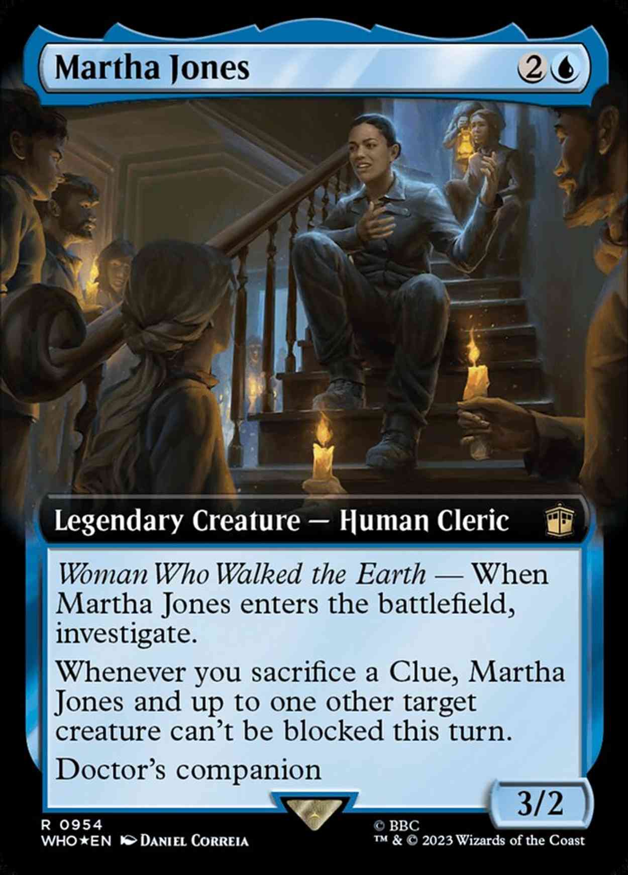 Martha Jones (Extended Art) (Surge Foil) magic card front