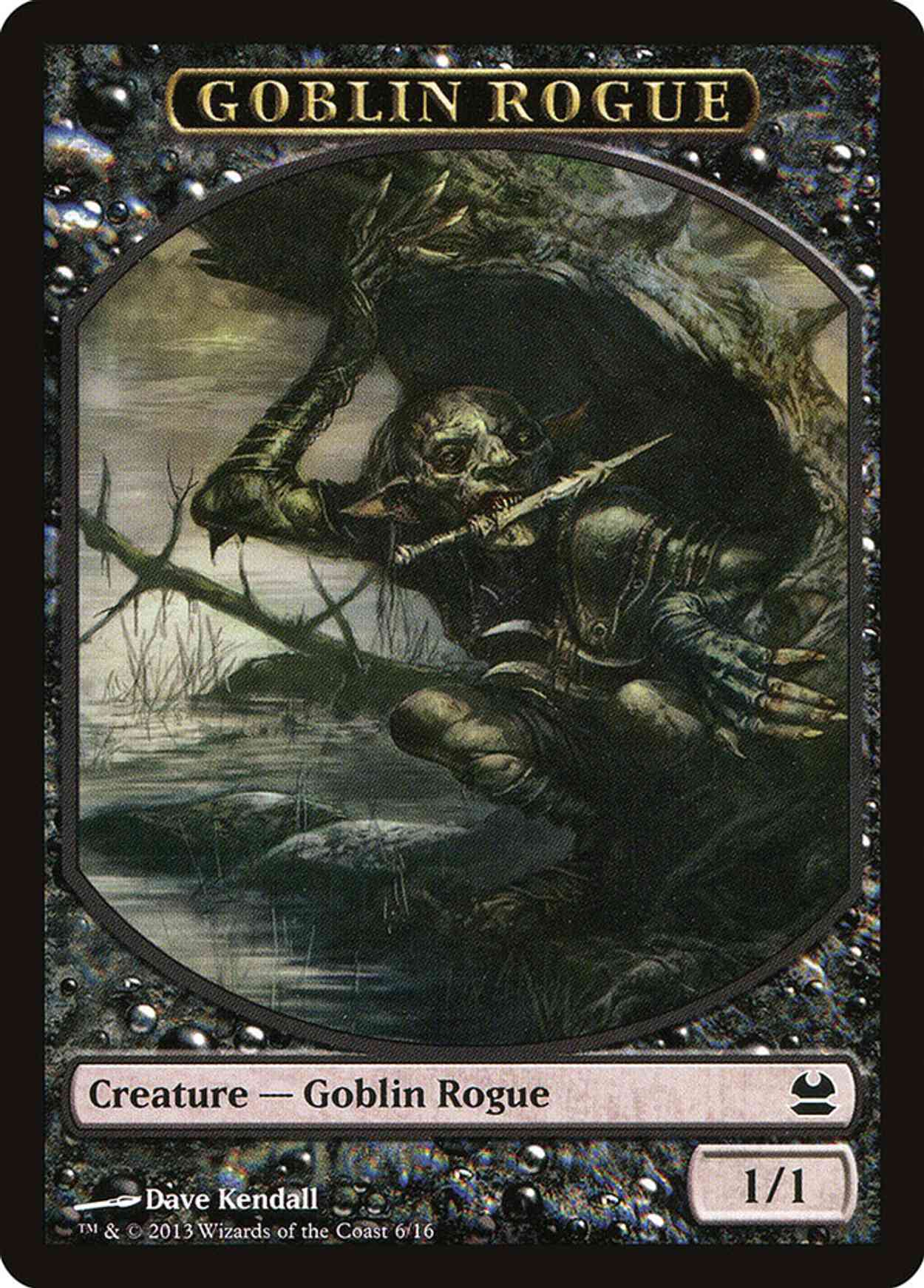 Goblin Rogue Token magic card front