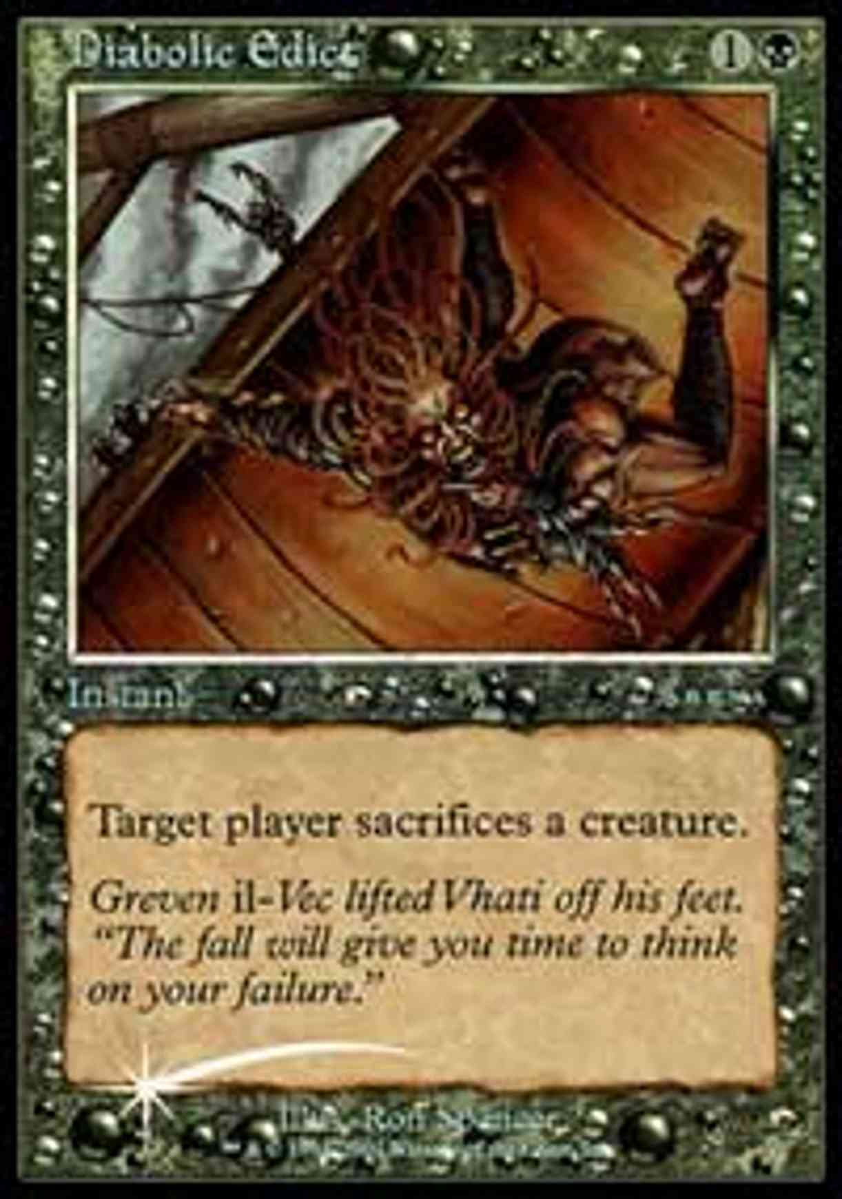Diabolic Edict magic card front