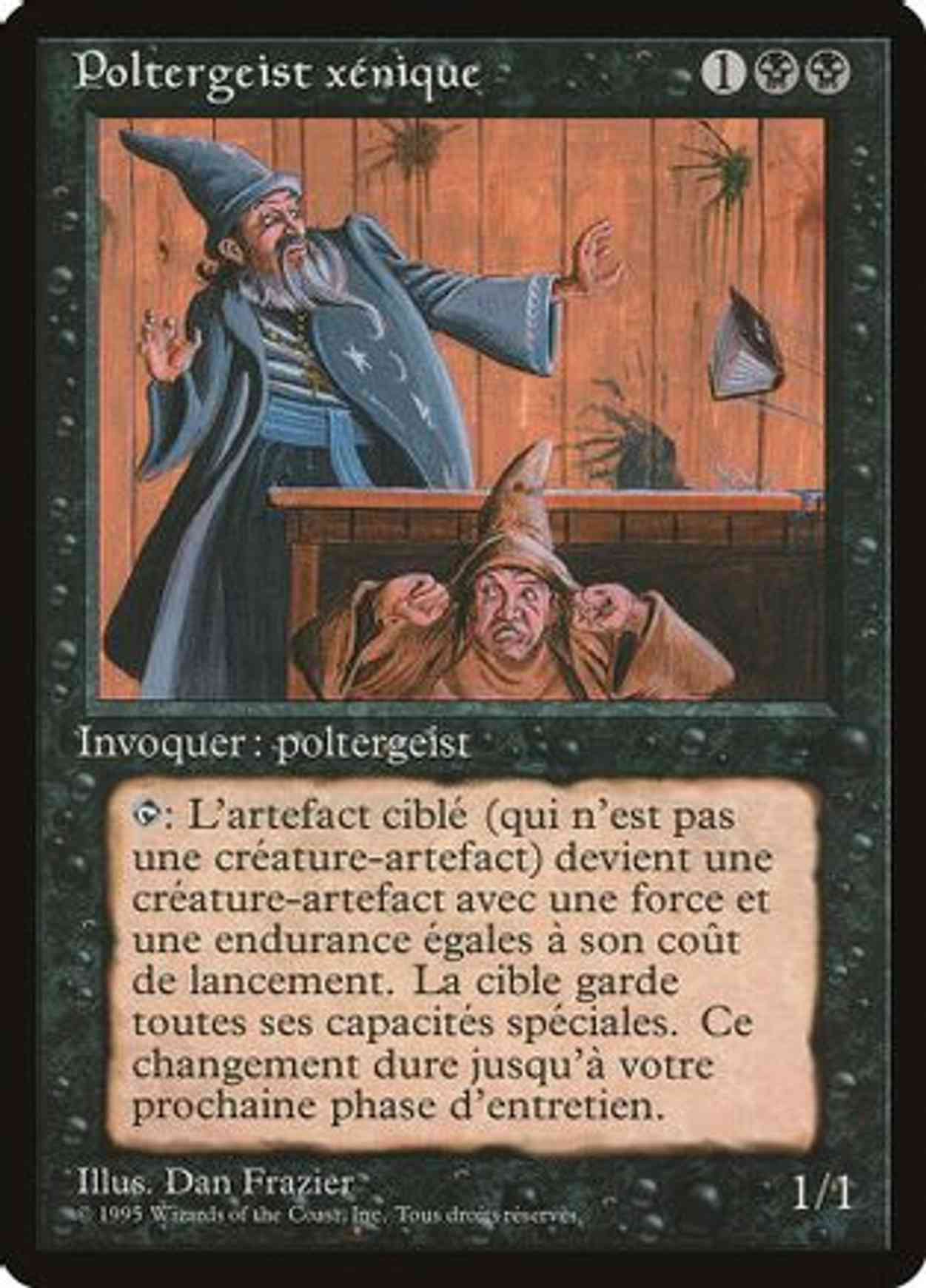 Xenic Poltergeist (French) - "Poltergeist xenique" magic card front