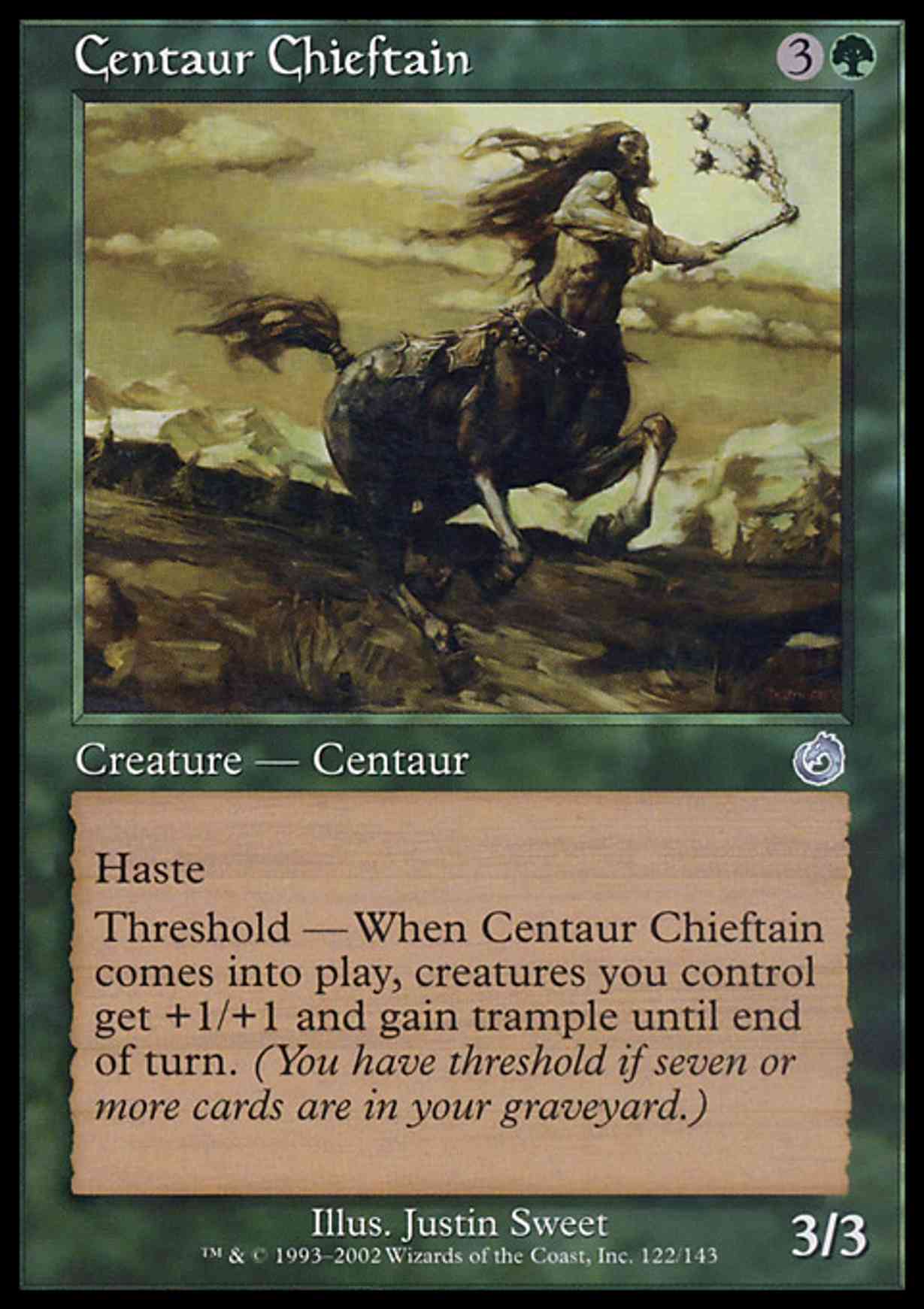 Centaur Chieftain magic card front