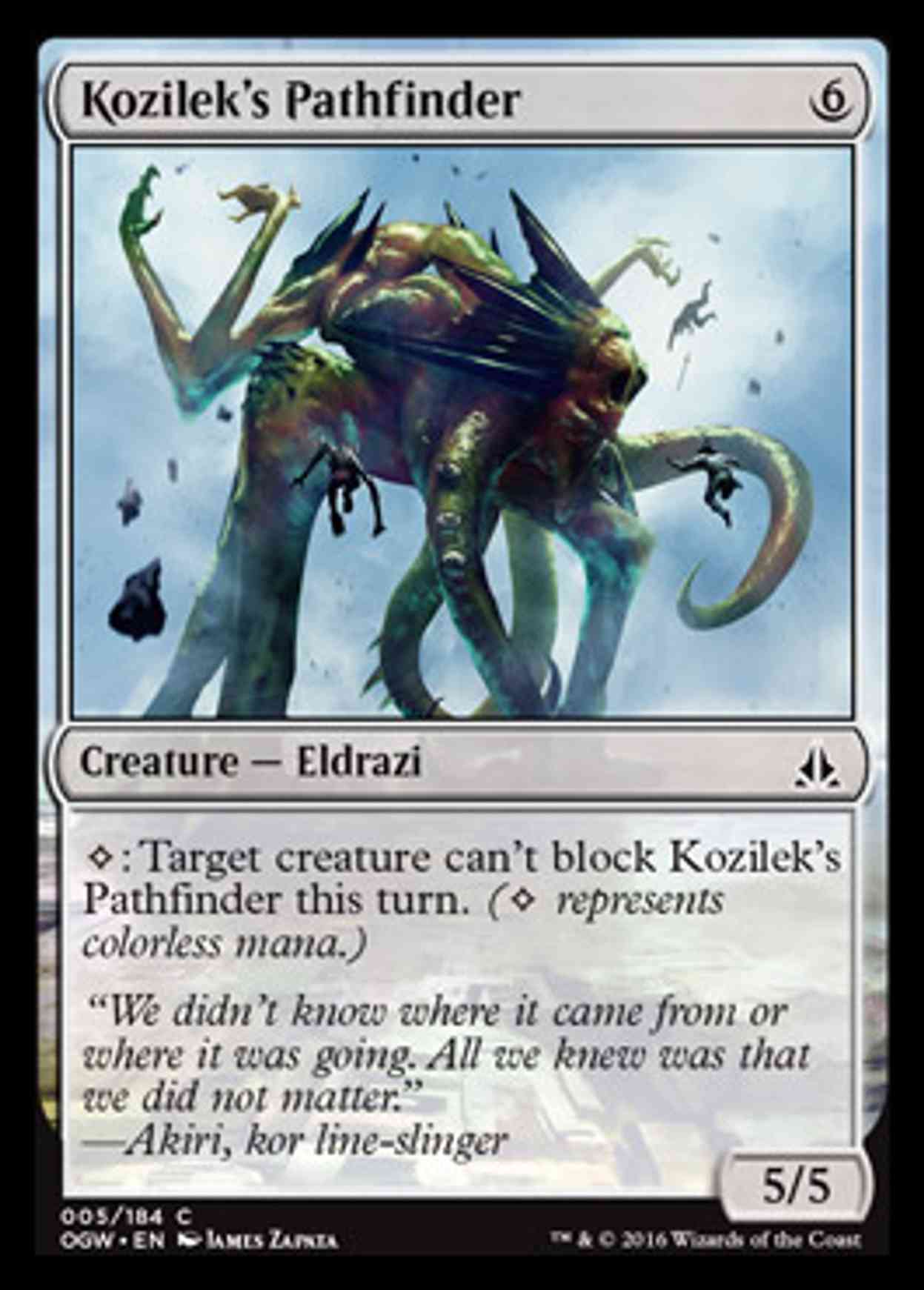 Kozilek's Pathfinder magic card front
