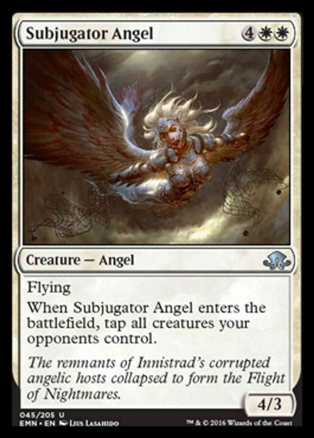 Subjugator Angel magic card front