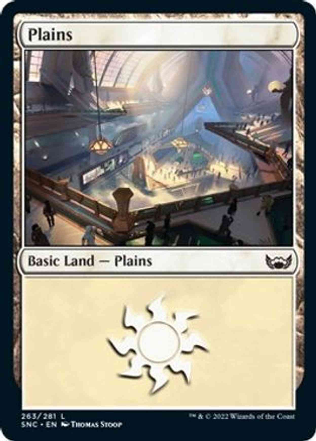 Plains (263) magic card front