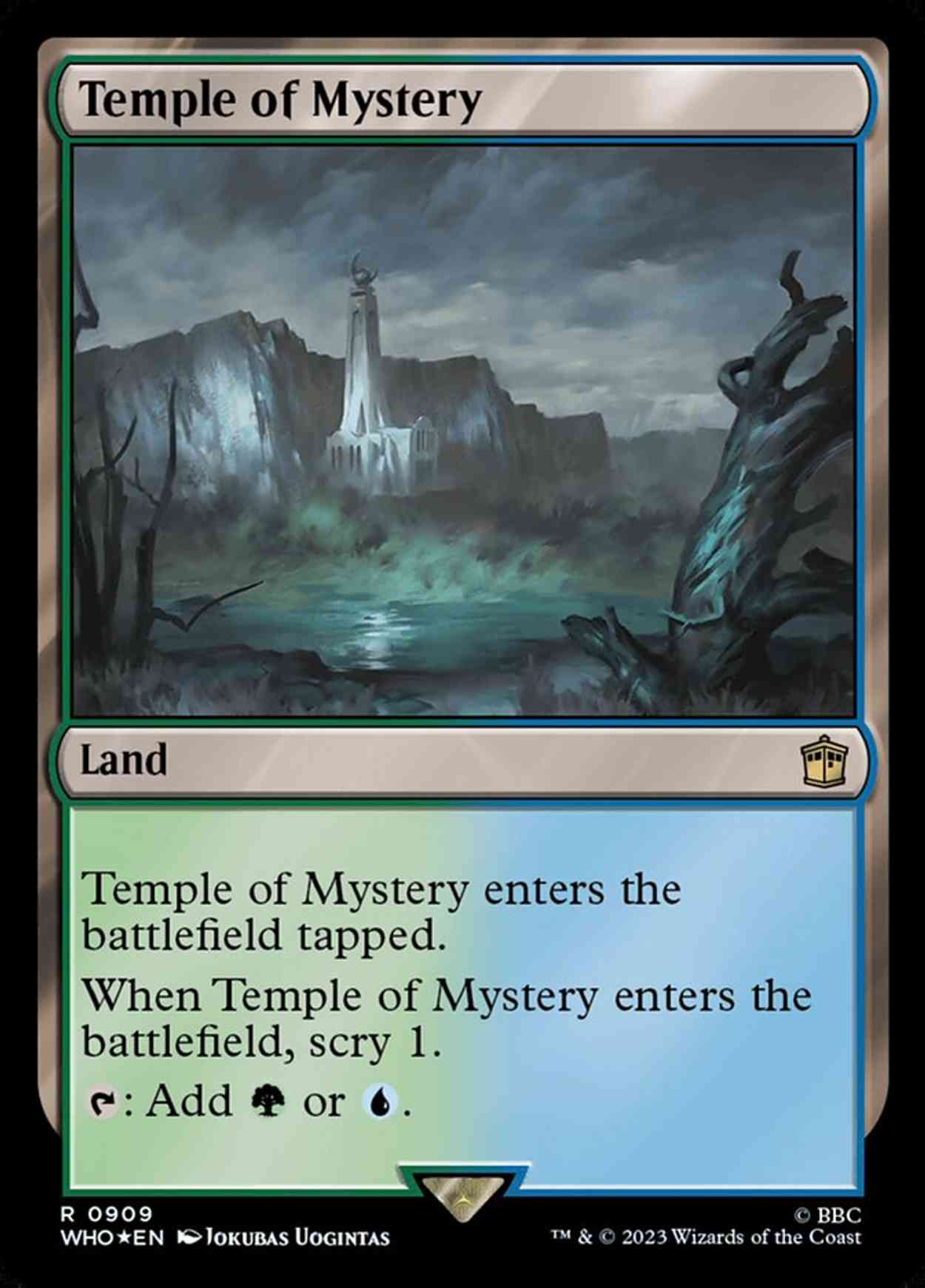 Temple of Mystery (Surge Foil) magic card front