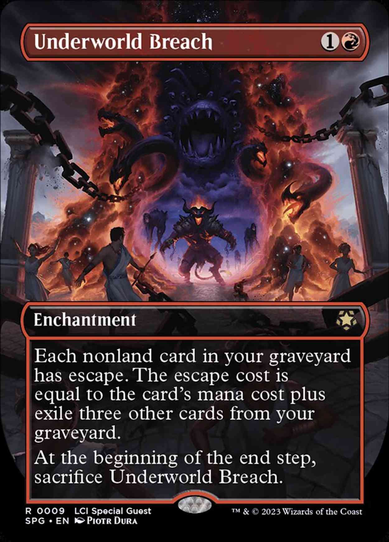 Underworld Breach (Borderless) magic card front