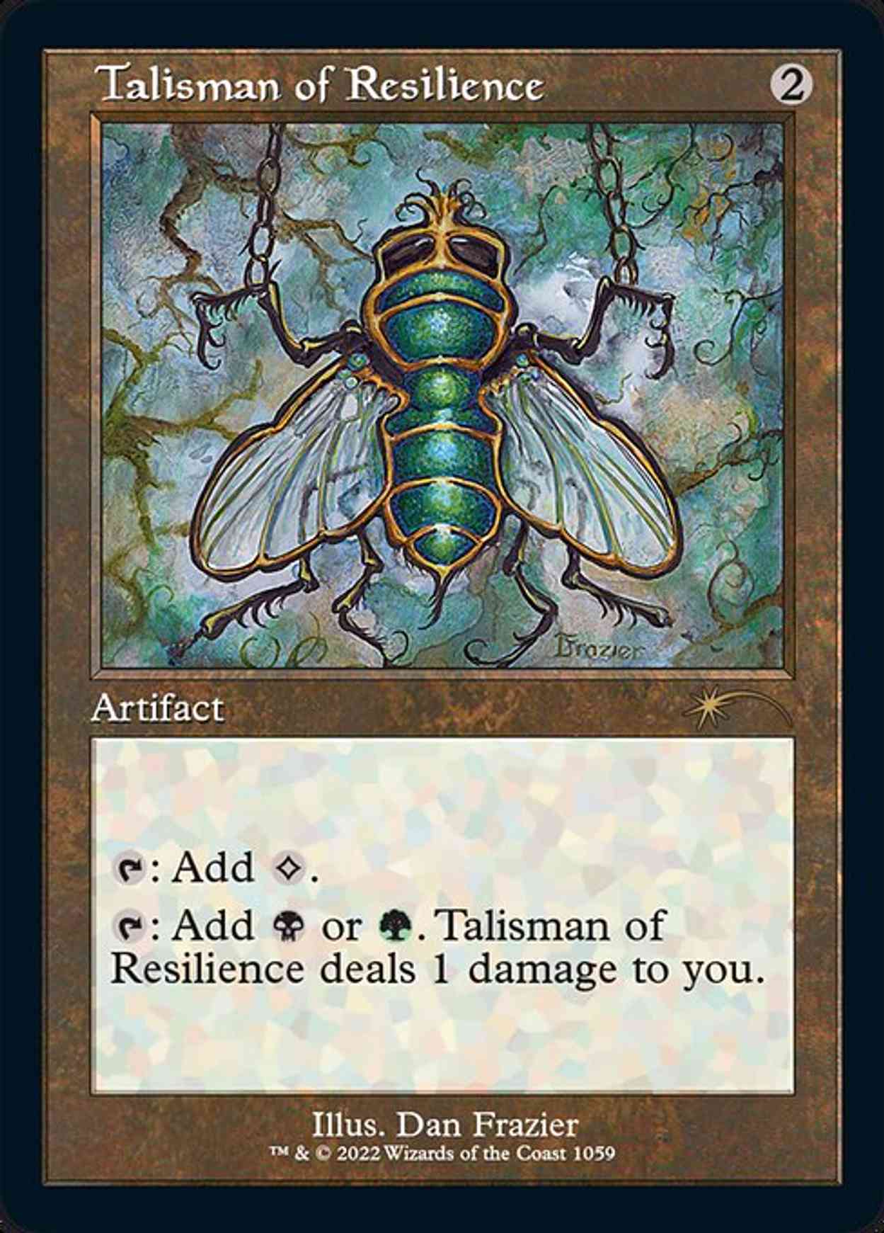 Talisman of Resilience (Retro Frame) (Etched Foil) magic card front