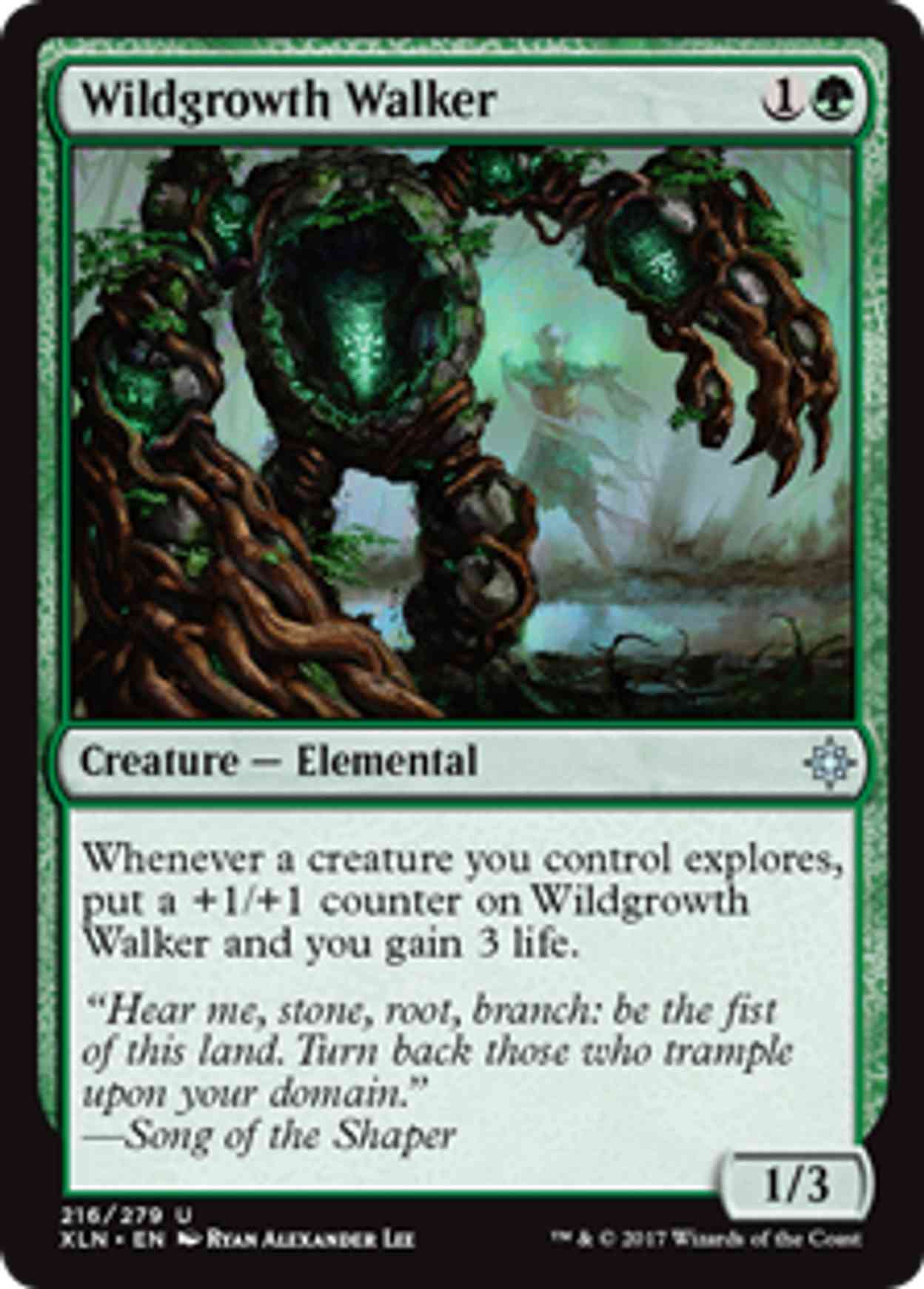 Wildgrowth Walker magic card front