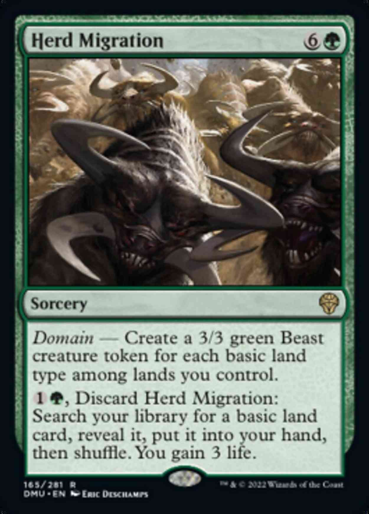 Herd Migration magic card front