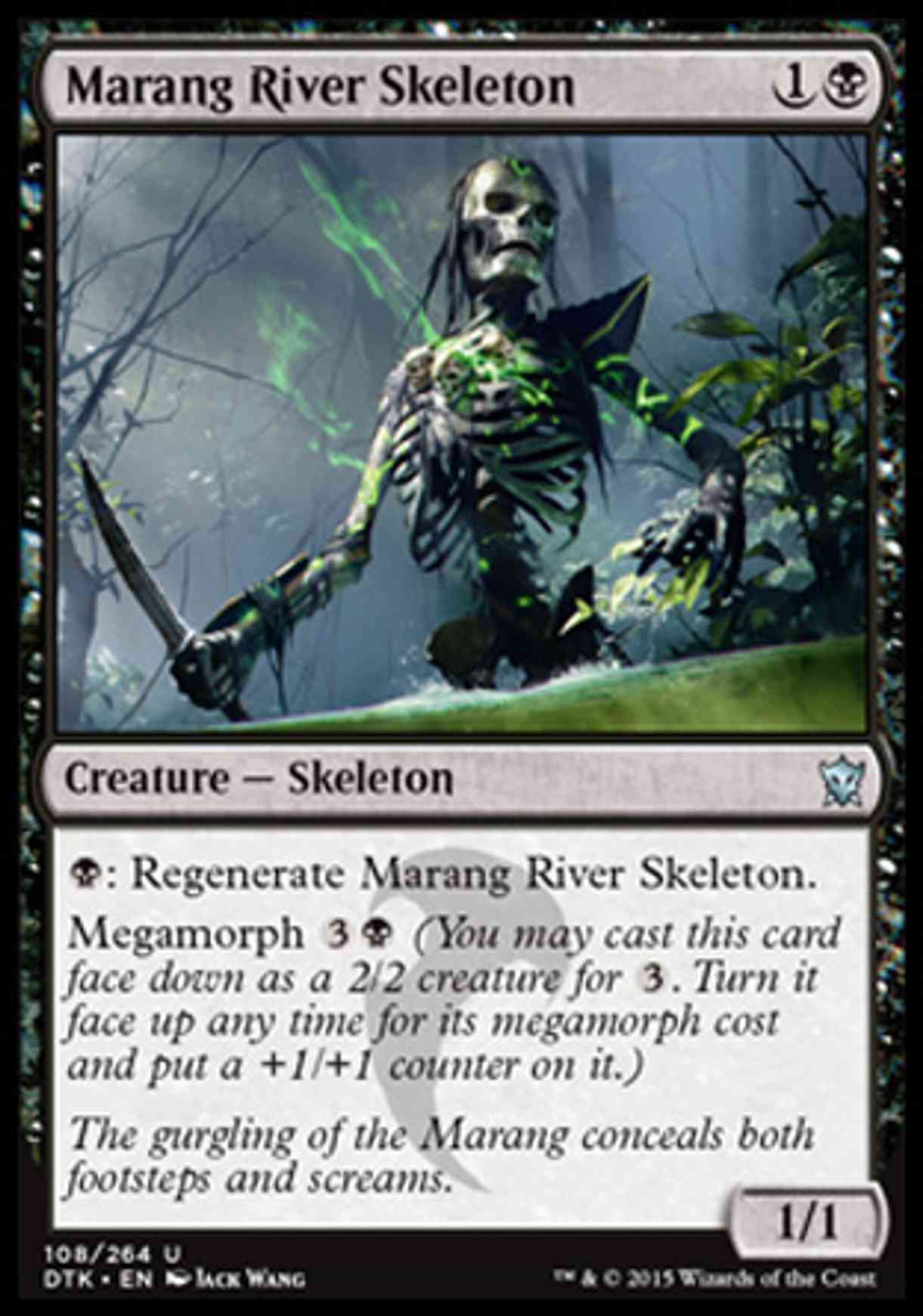 Marang River Skeleton magic card front