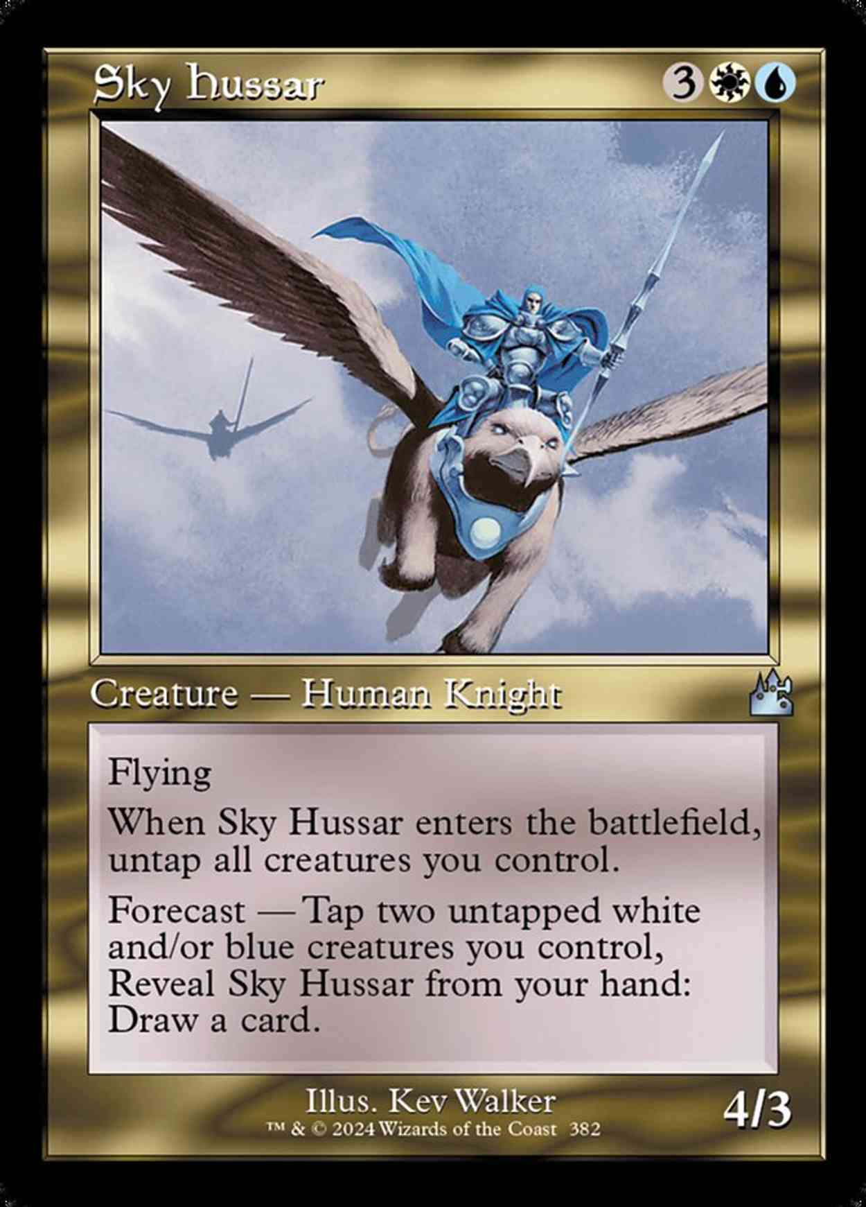 Sky Hussar (Retro Frame) magic card front