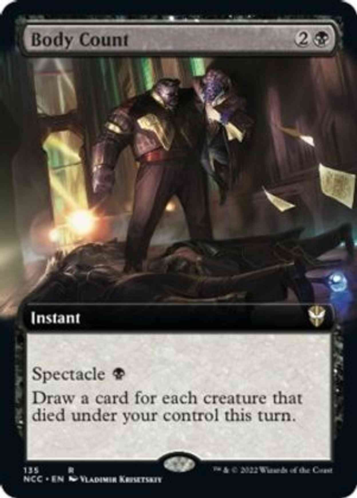 Body Count (Extended Art) magic card front