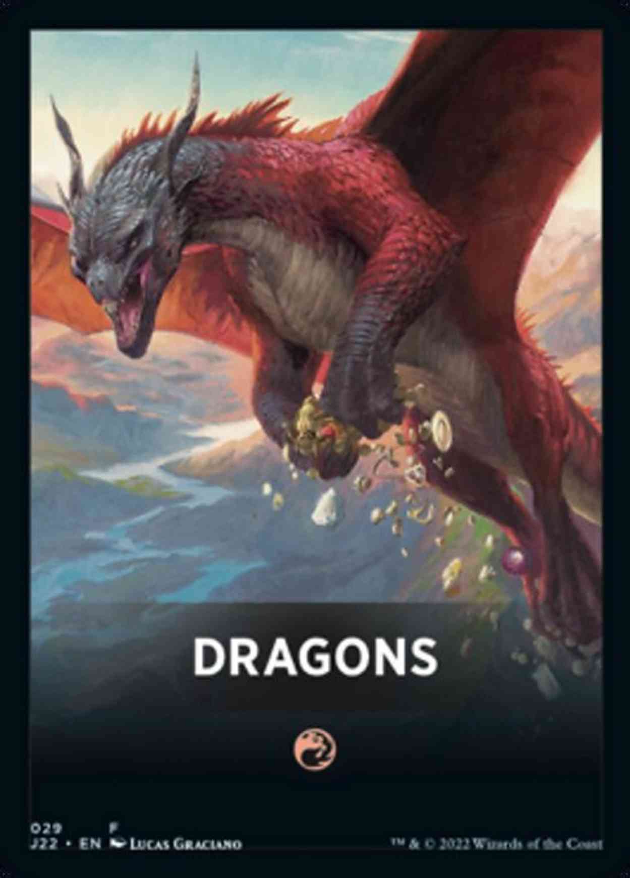 Dragons Theme Card magic card front