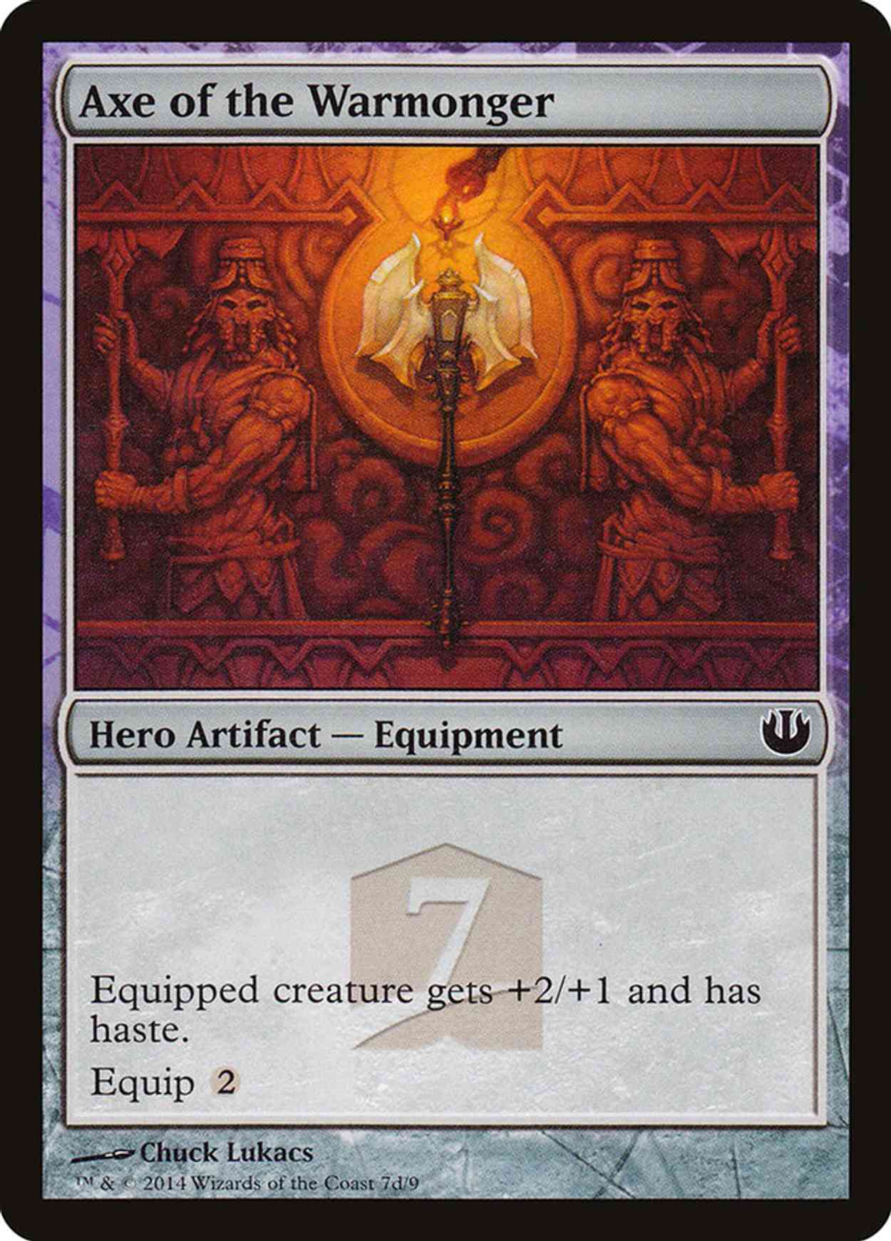 Axe of the Warmonger magic card front