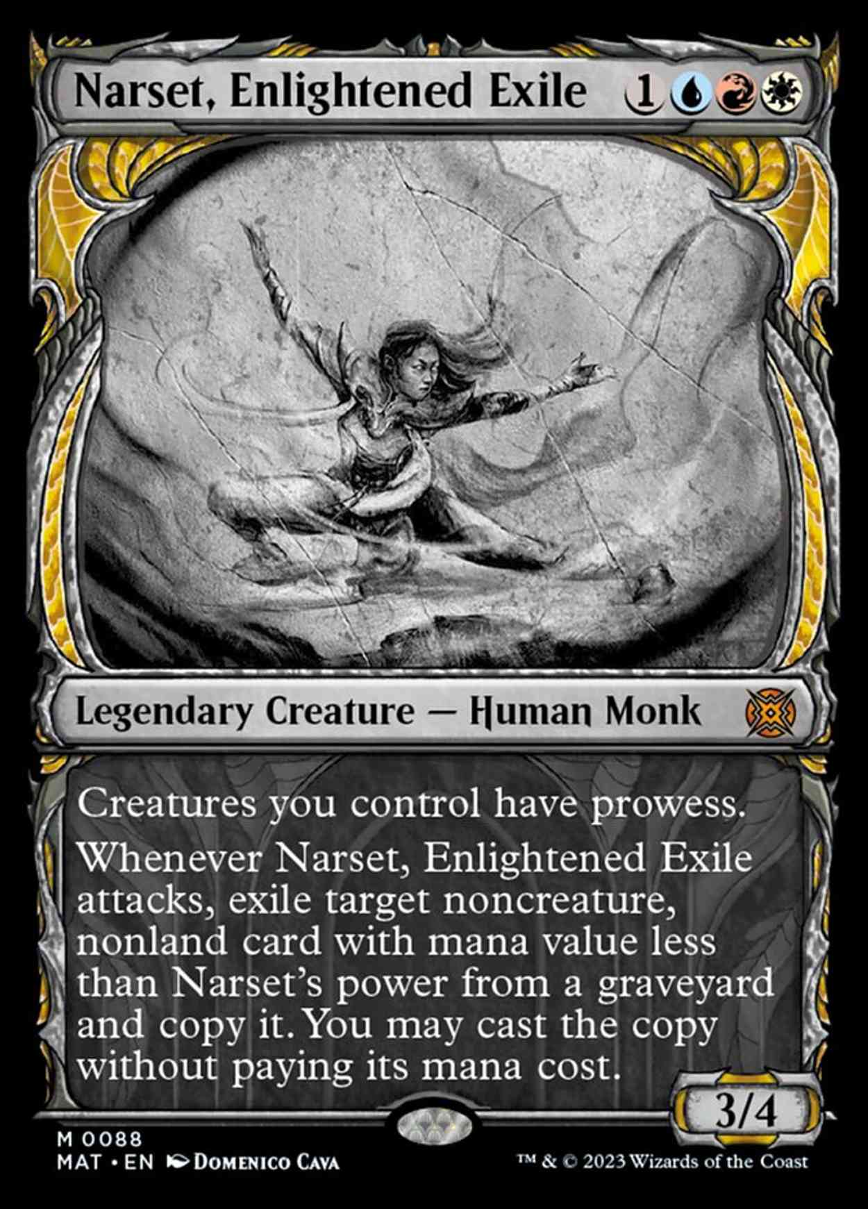 Narset, Enlightened Exile (Showcase) magic card front