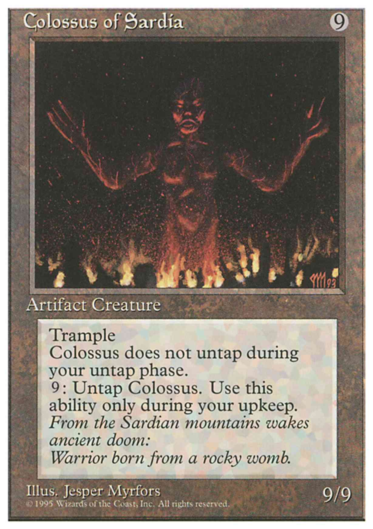 Colossus of Sardia magic card front