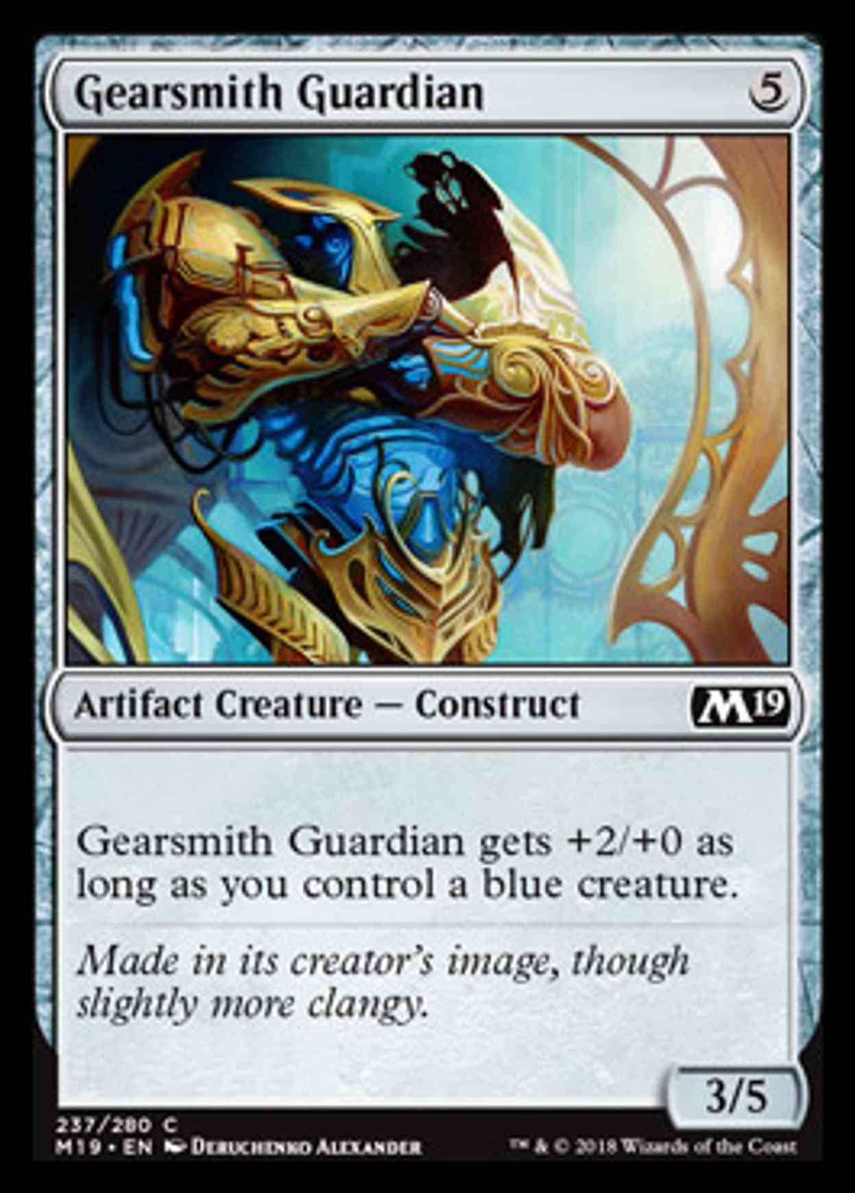 Gearsmith Guardian magic card front