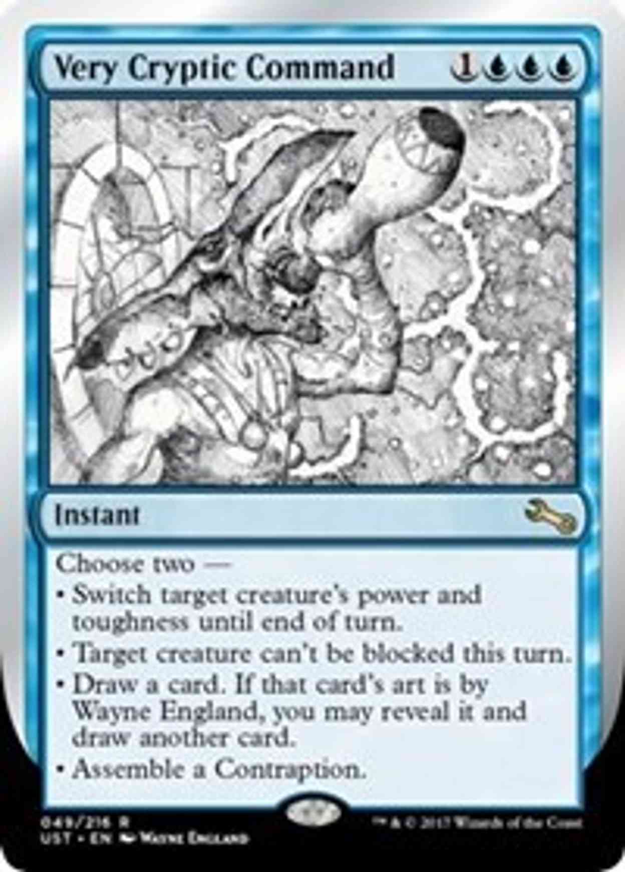 Very Cryptic Command (A) magic card front