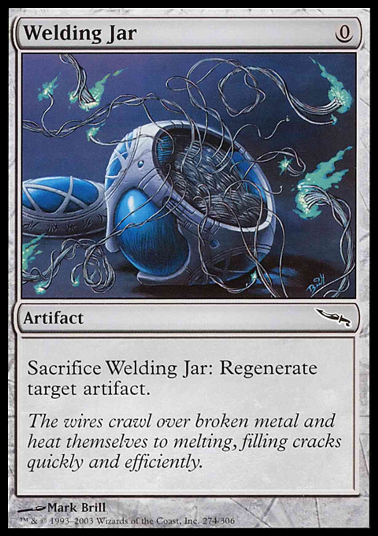 Welding Jar magic card front