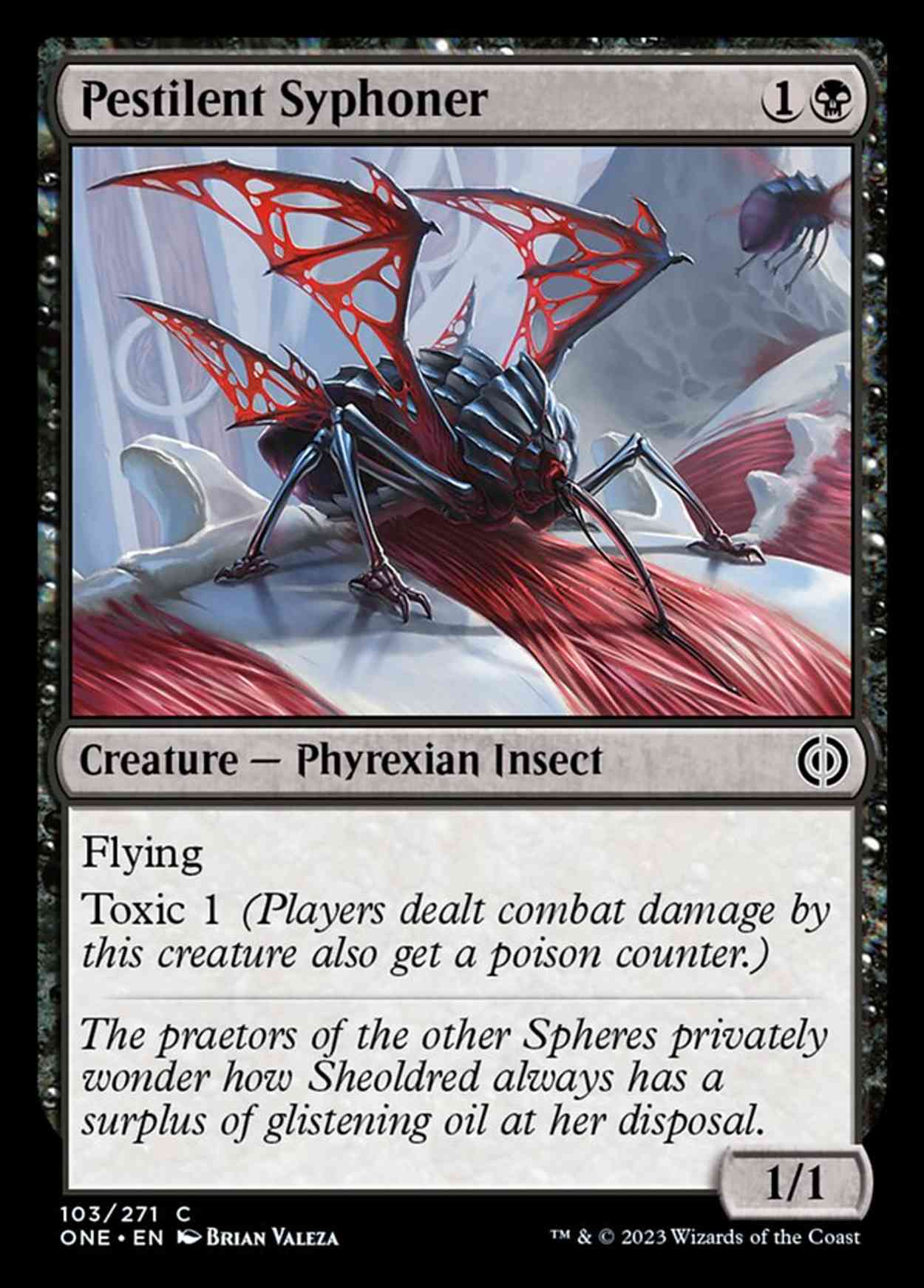 Pestilent Syphoner magic card front