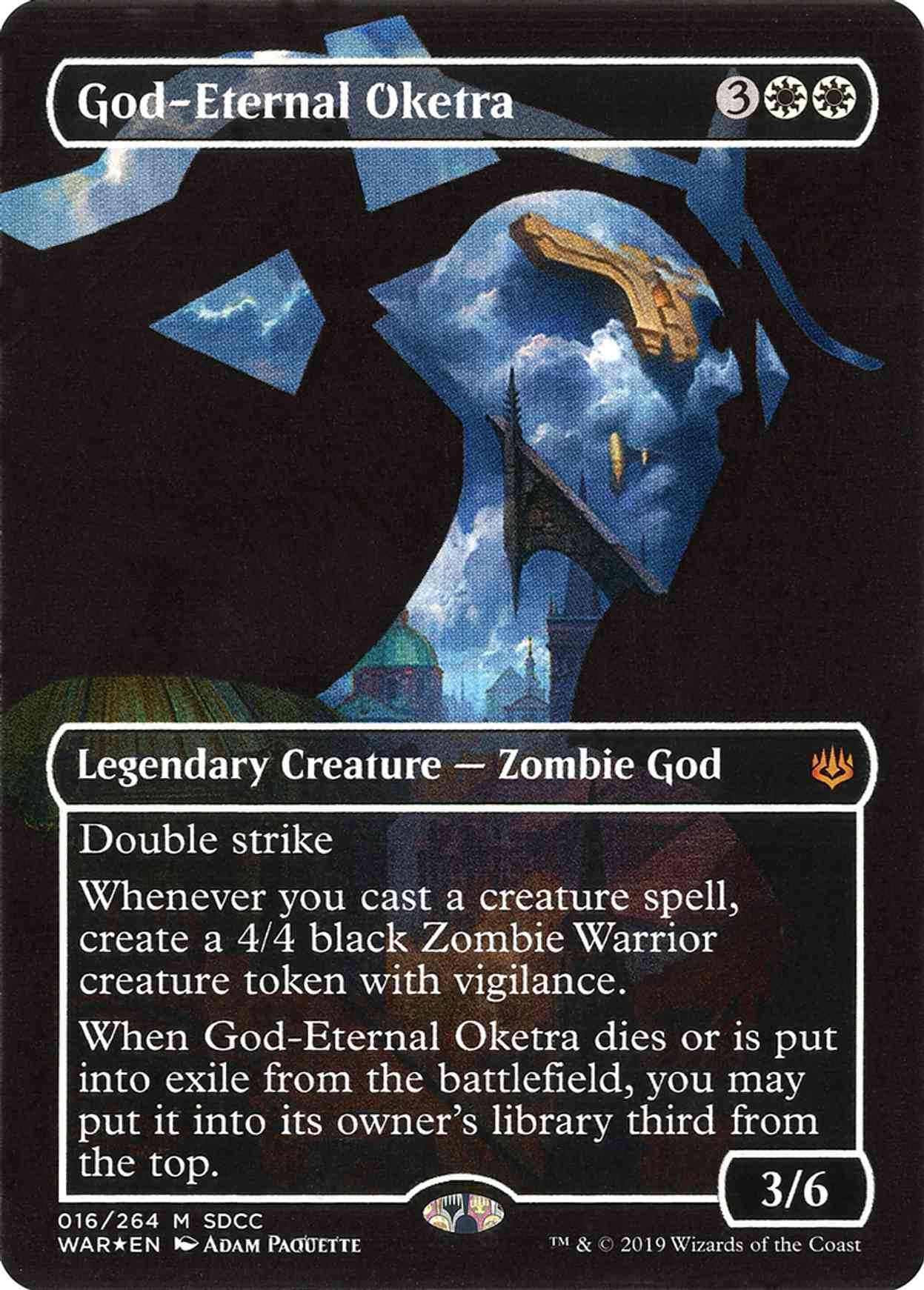 God-Eternal Oketra (SDCC 2019 Exclusive) magic card front