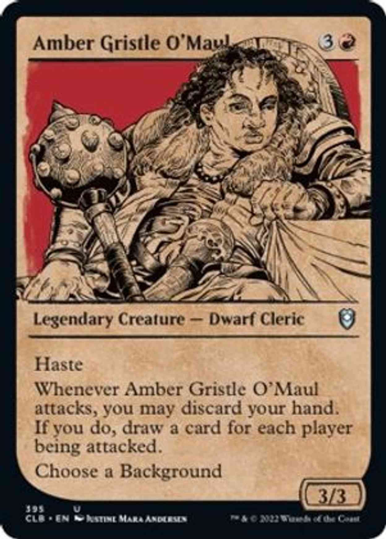 Amber Gristle O'Maul (Showcase) magic card front