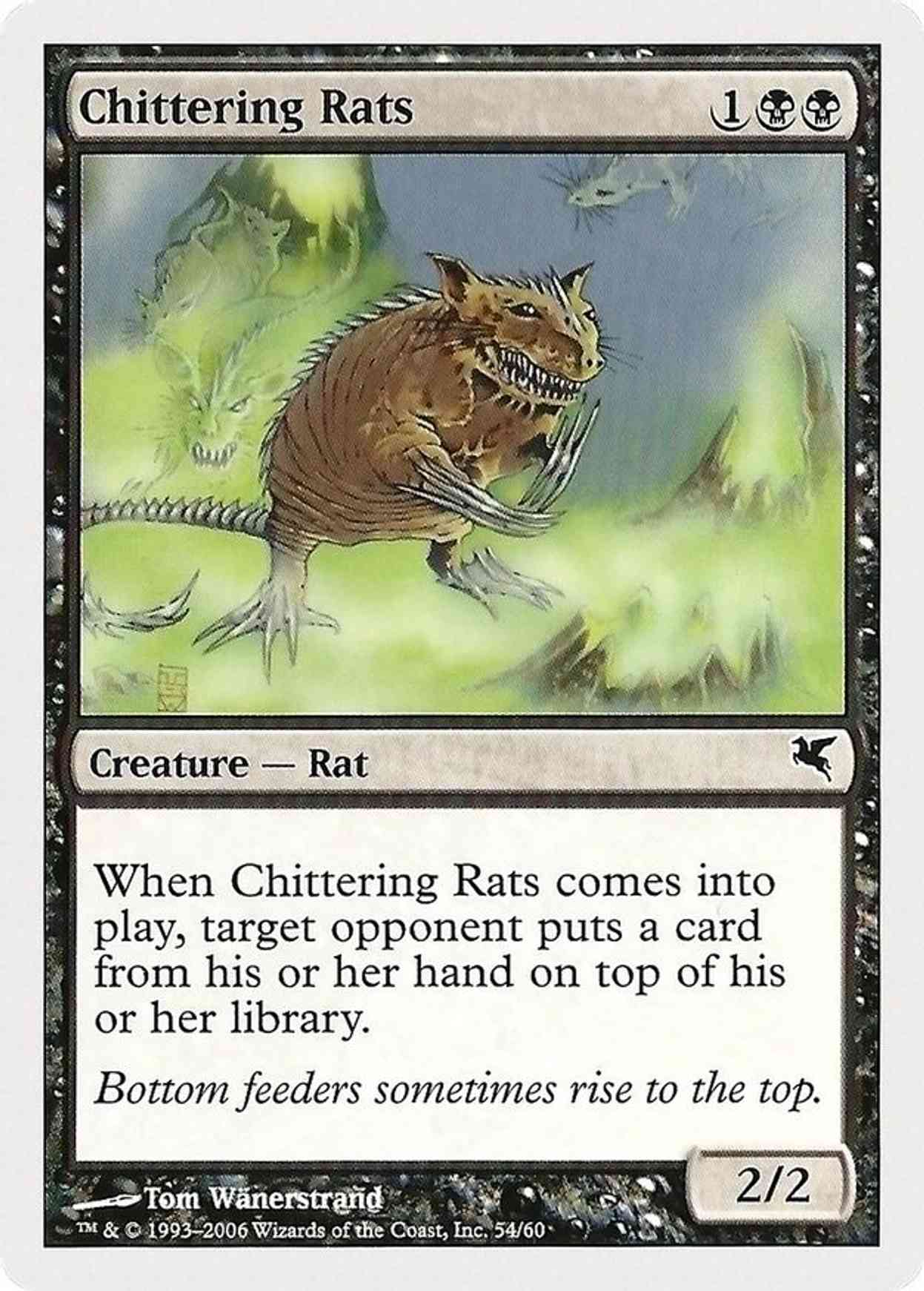 Chittering Rats (54) magic card front