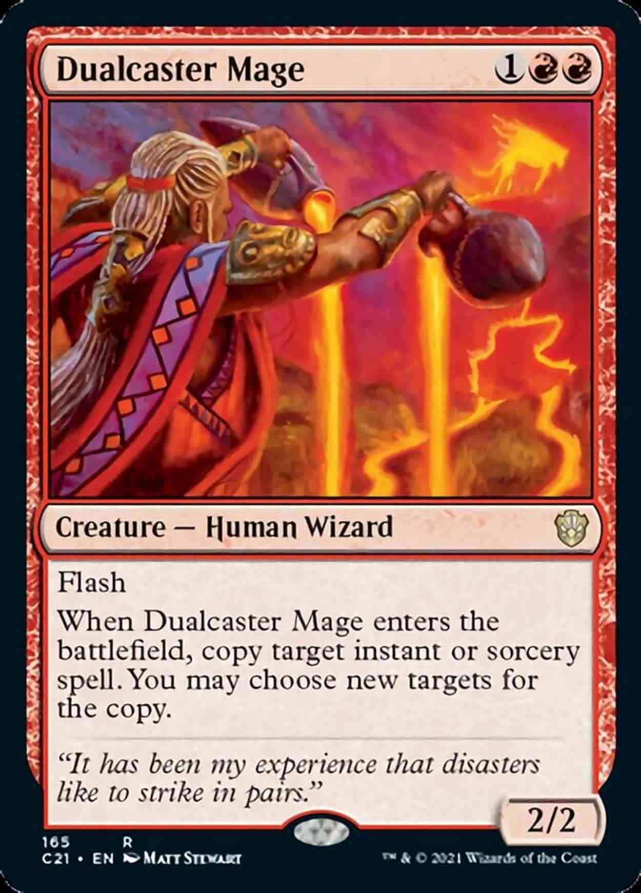 Dualcaster Mage magic card front