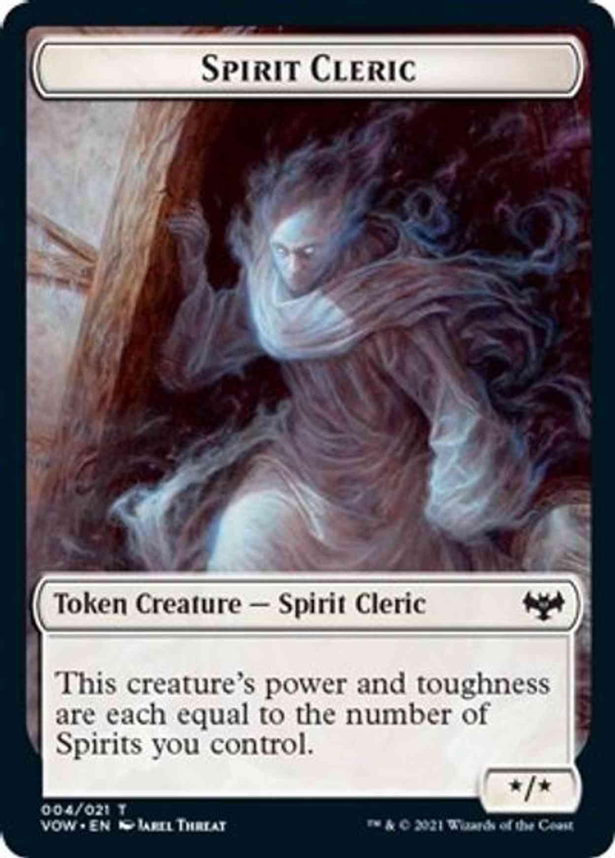 Spirit Cleric Token magic card front