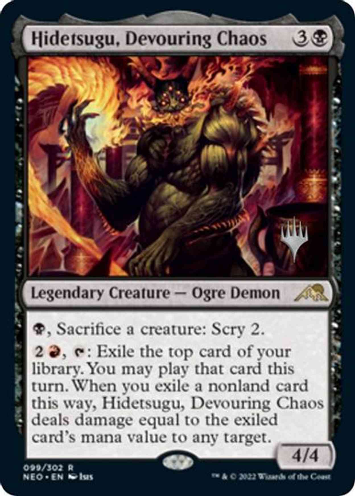 Hidetsugu, Devouring Chaos magic card front