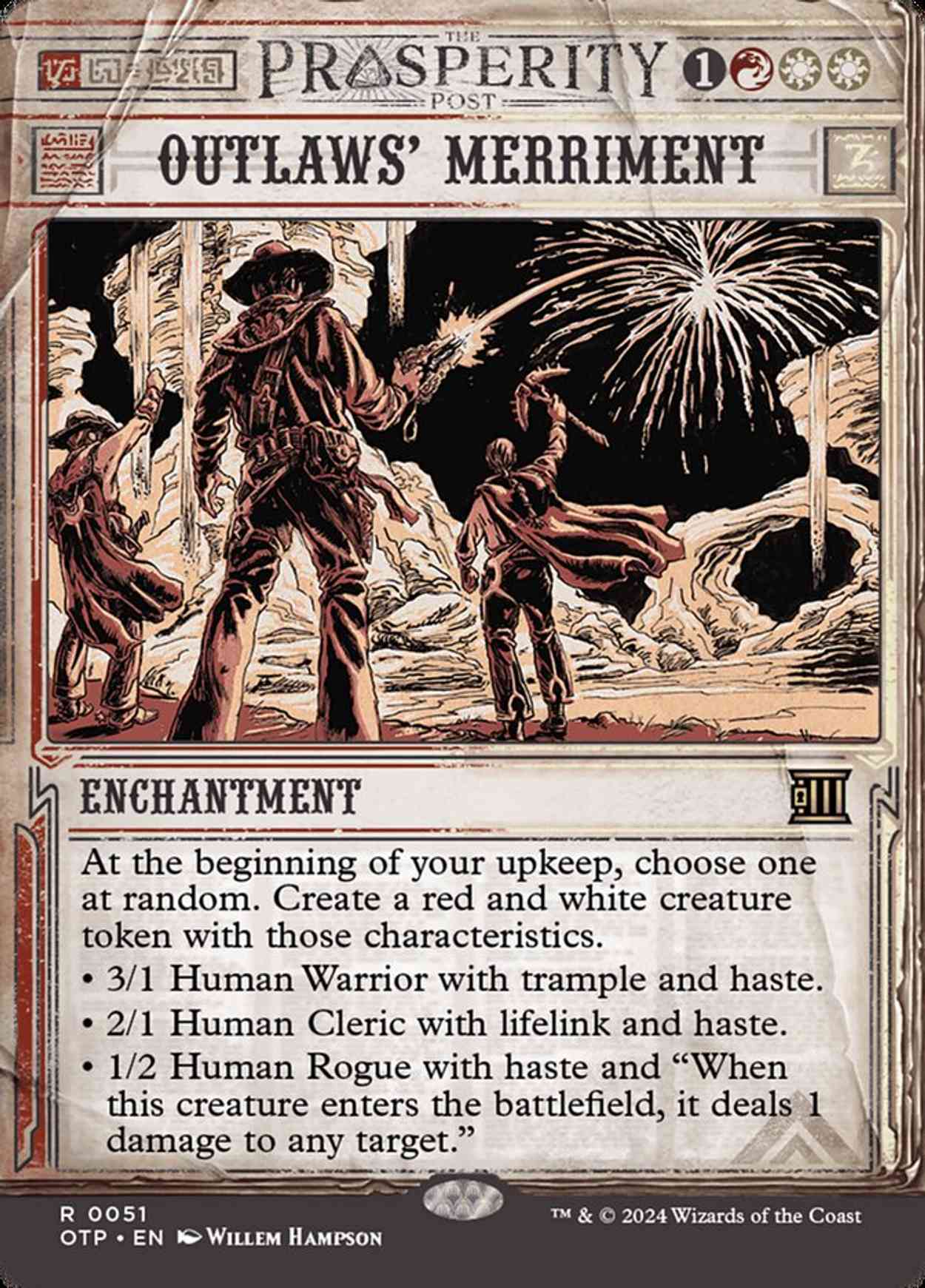 Outlaws' Merriment magic card front
