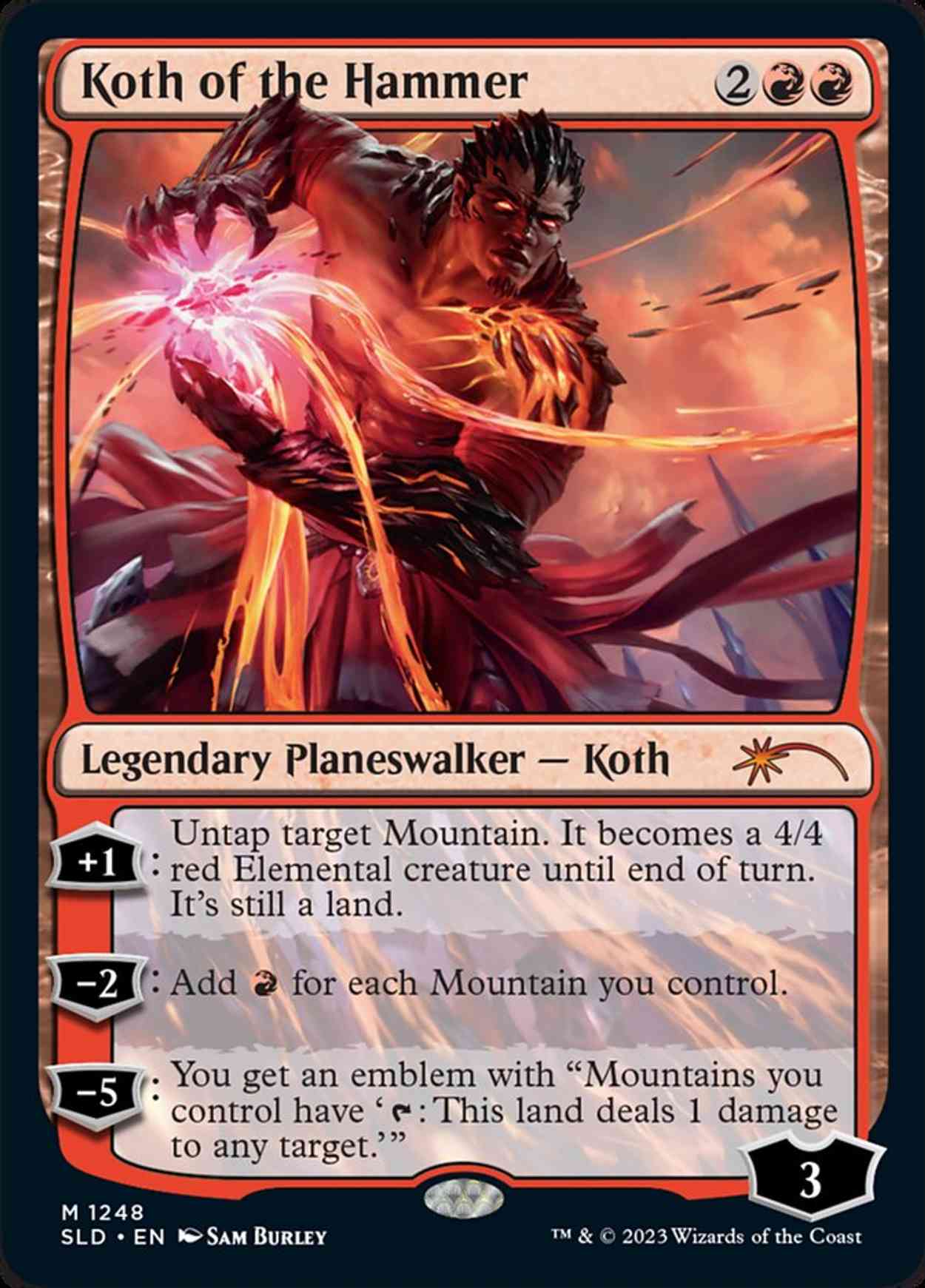 Koth of the Hammer magic card front