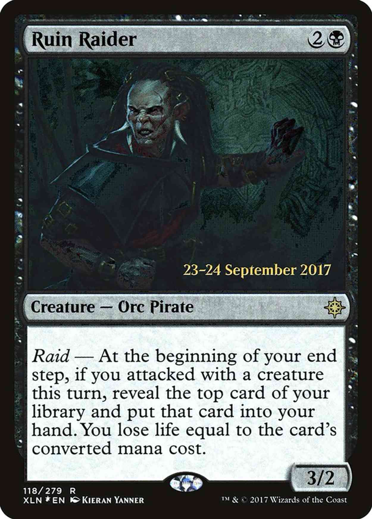 Ruin Raider magic card front
