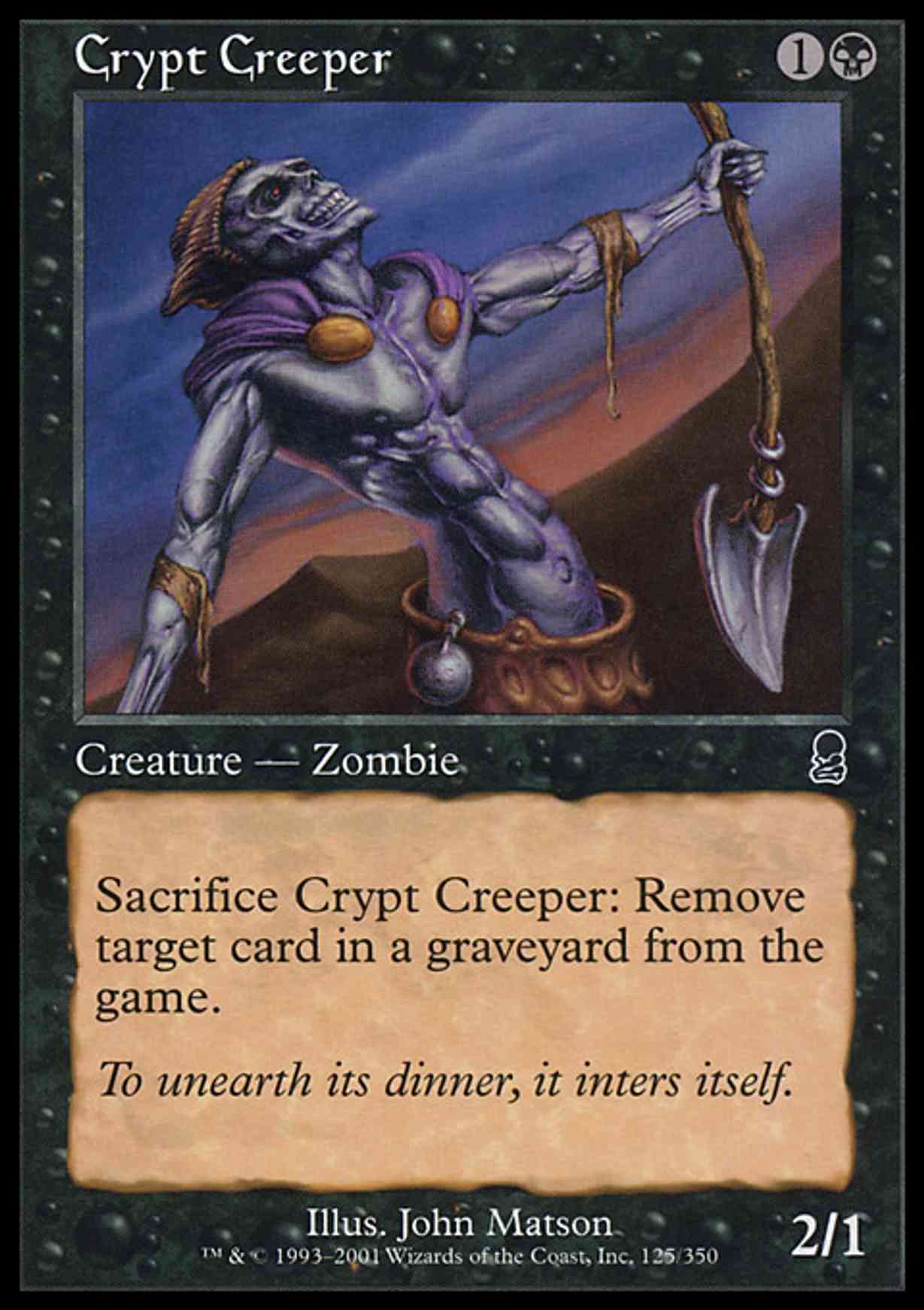 Crypt Creeper magic card front