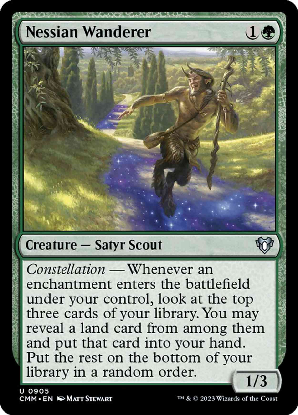 Nessian Wanderer magic card front