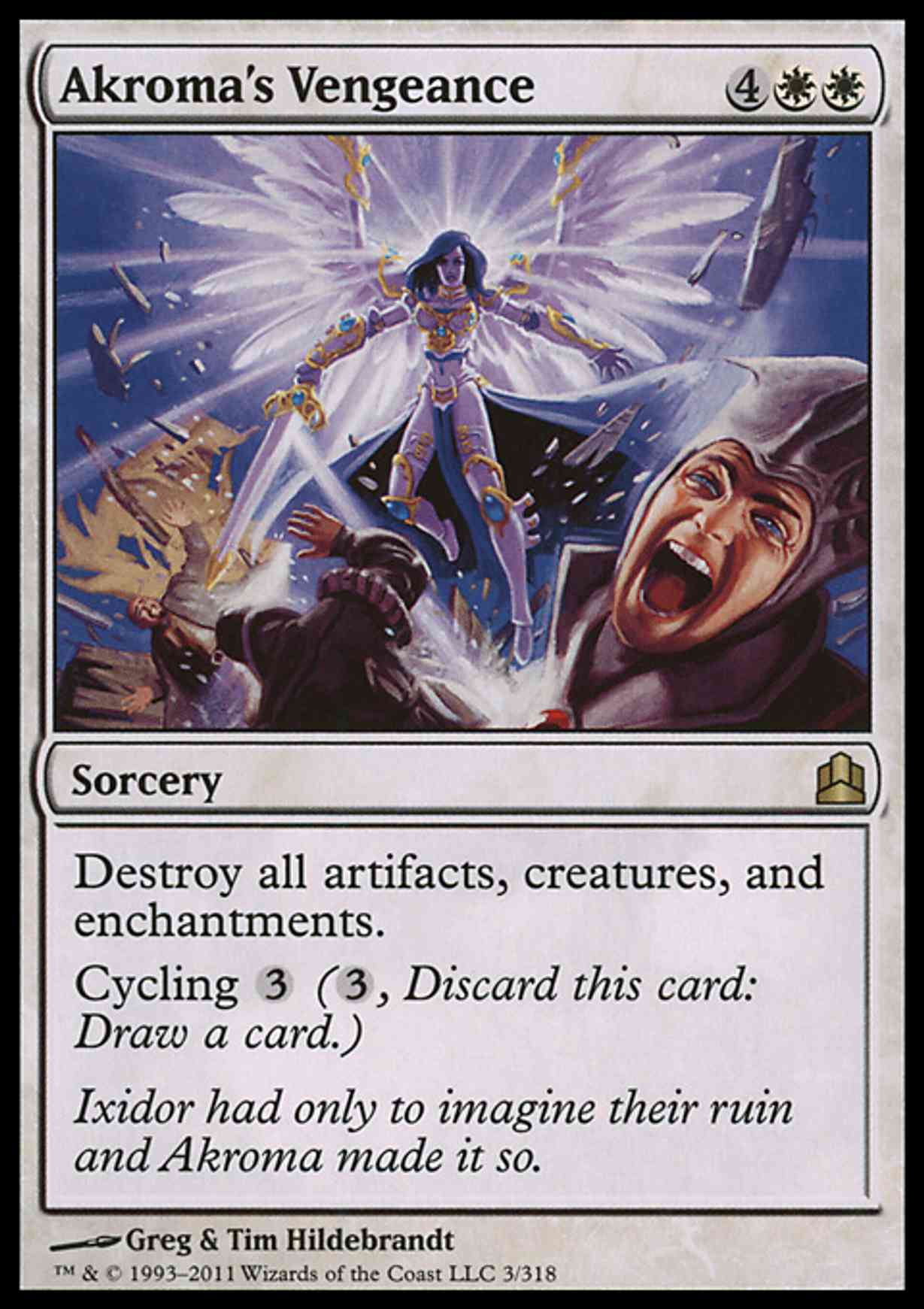 Akroma's Vengeance magic card front