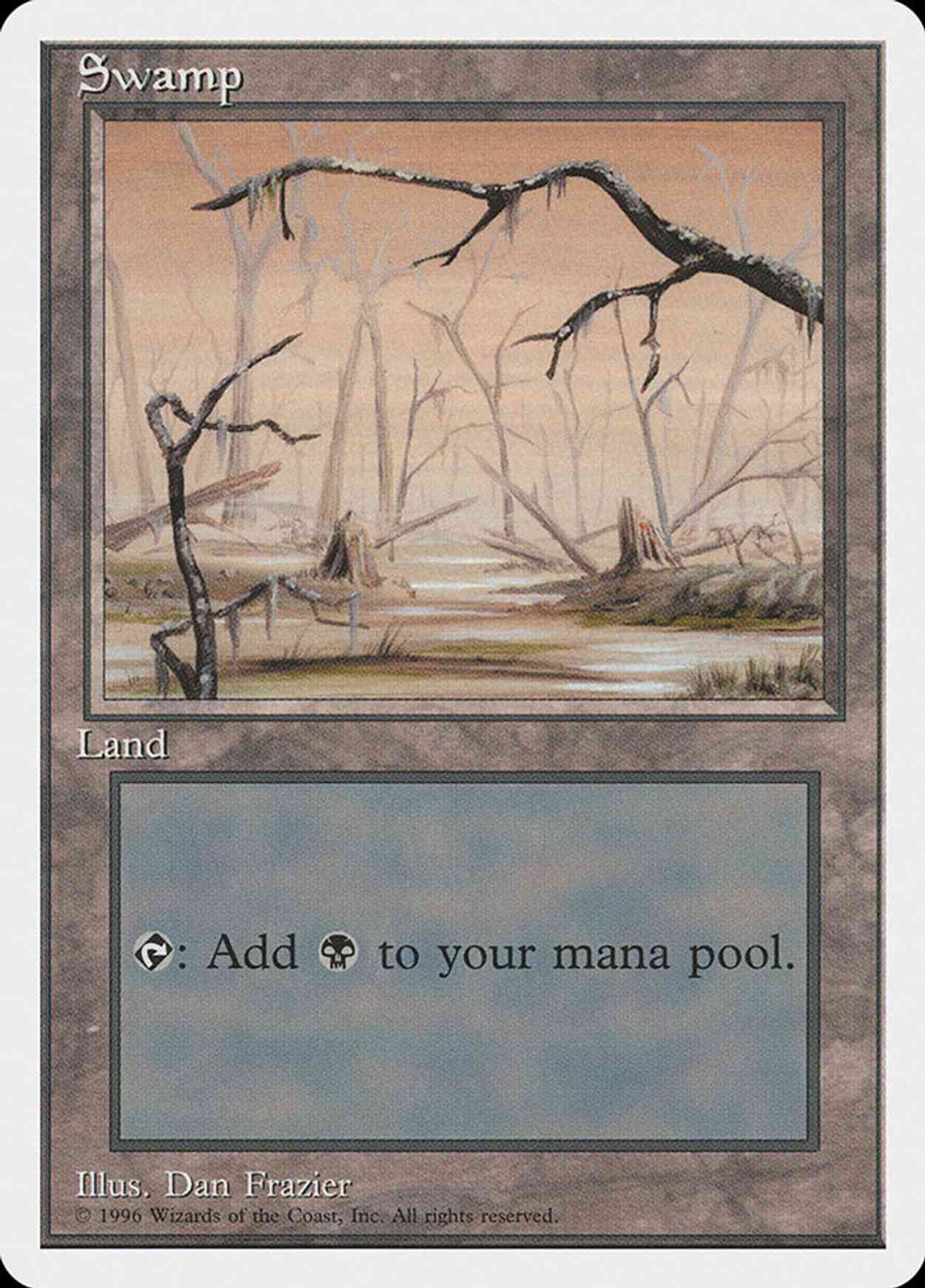 Swamp (A) magic card front